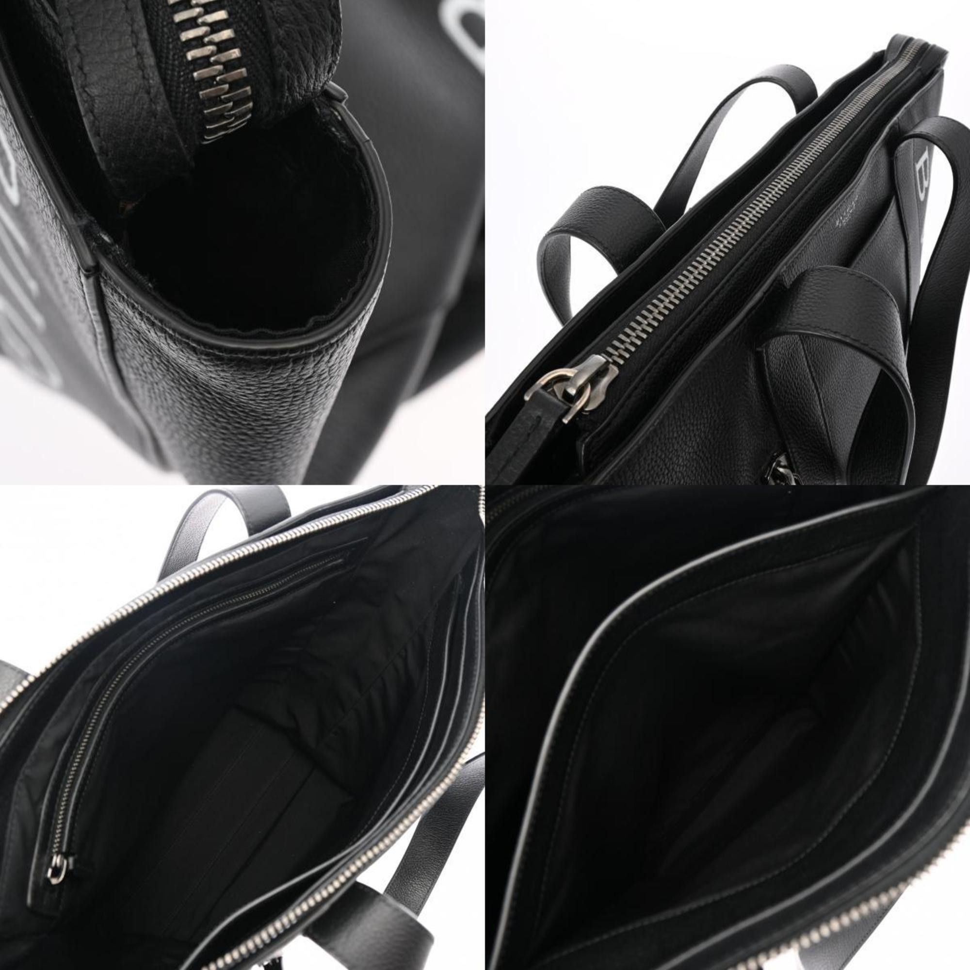 Bvlgari BVLGARI Fragment collaboration black men's leather tote bag Size ONE SIZE - 11 Thumbnail