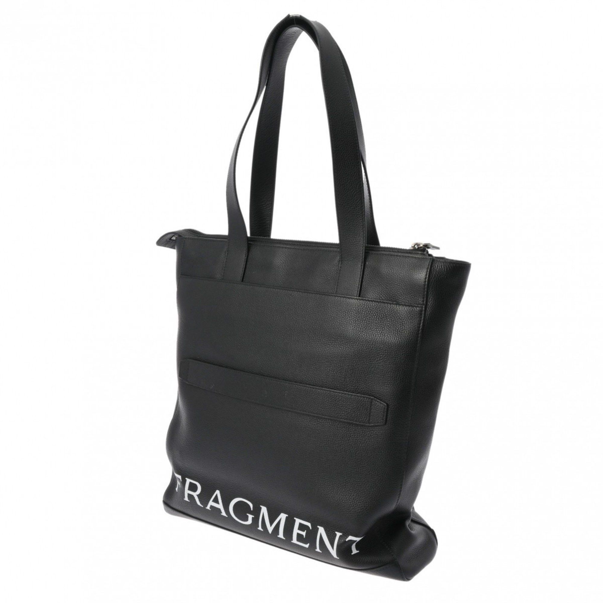 Bvlgari BVLGARI Fragment collaboration black men's leather tote bag Size ONE SIZE - 2 Thumbnail