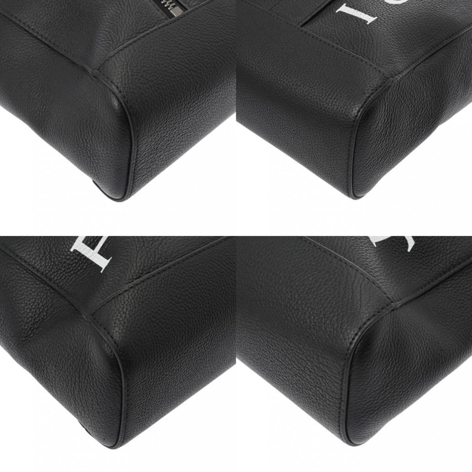 Bvlgari BVLGARI Fragment collaboration black men's leather tote bag Size ONE SIZE - 8 Thumbnail
