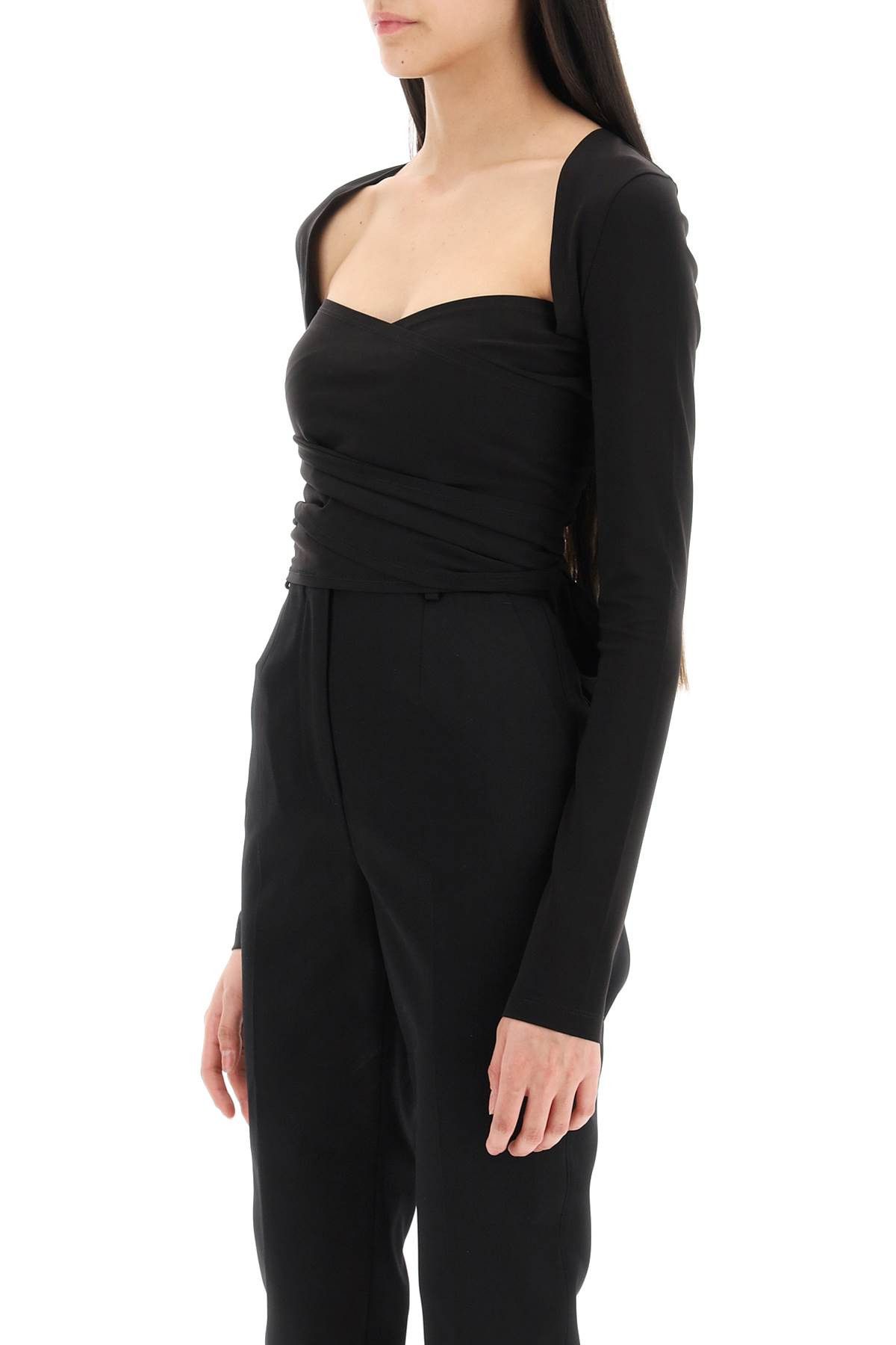 Dolce & Gabbana DOLCE & GABBANA Milano Stitch Jersey Shrug Size S / US 4 / IT 40 - 4 Thumbnail