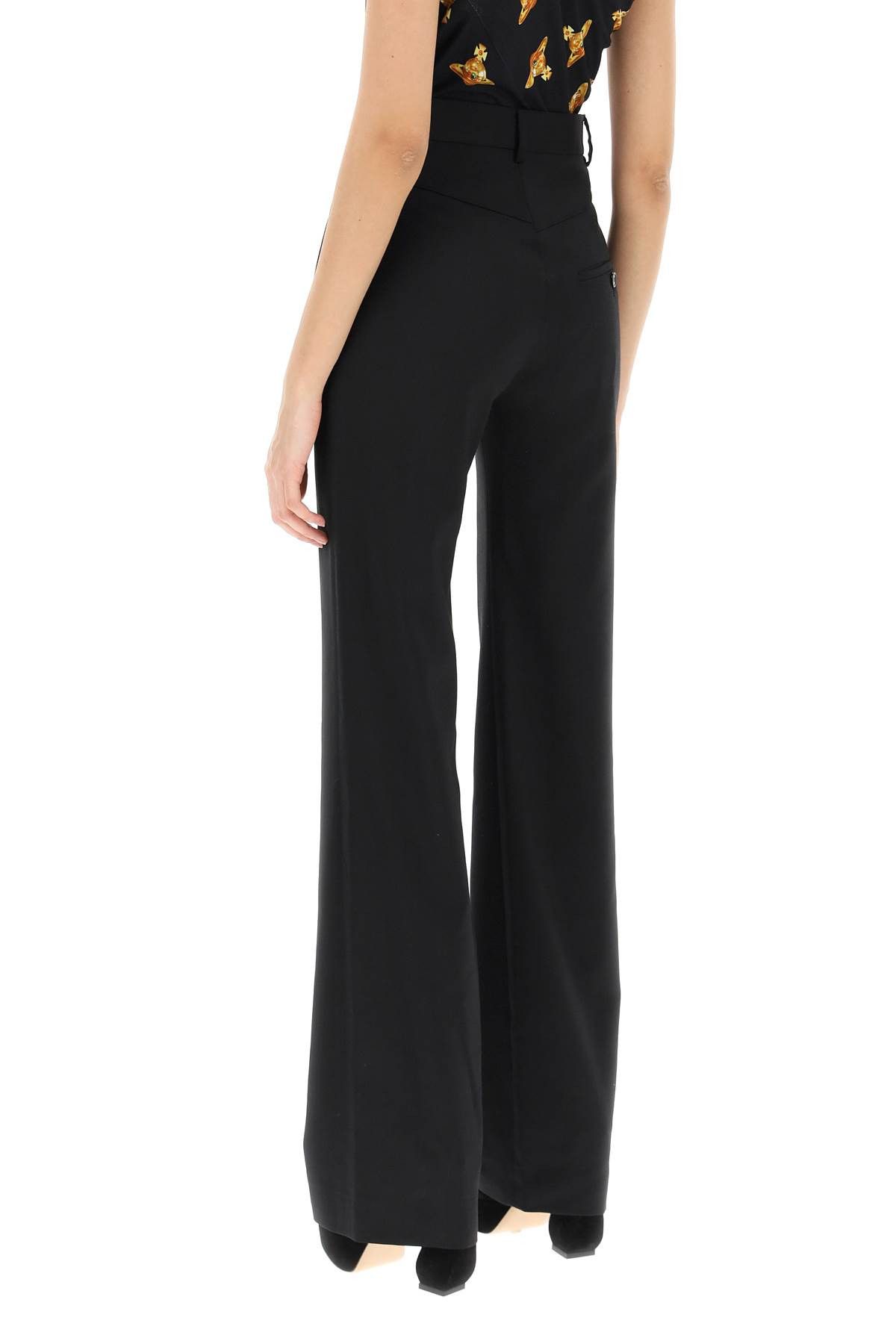 Vivienne Westwood VIVIENNE WESTWOOD Ray Trousers In Wool Serge Size 27" / US 4 / IT 40 - 3 Thumbnail