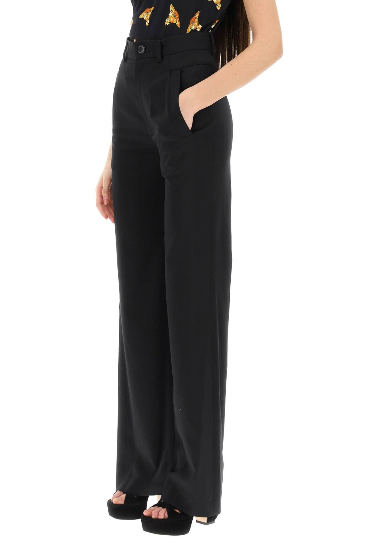 Vivienne Westwood VIVIENNE WESTWOOD Ray Trousers In Wool Serge Size 27" / US 4 / IT 40 - 4 Thumbnail