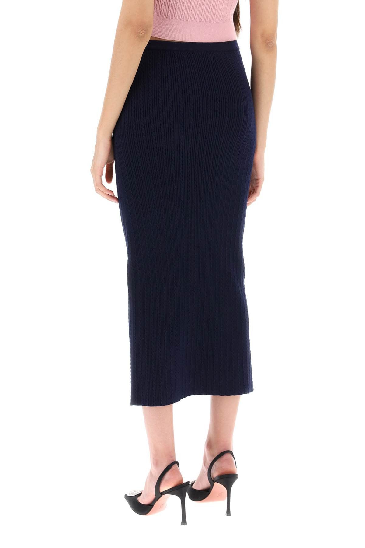 Alessandra Rich ALESSANDRA RICH Knitted Pencil Skirt Size 26" / US 2 / IT 38 - 3 Thumbnail