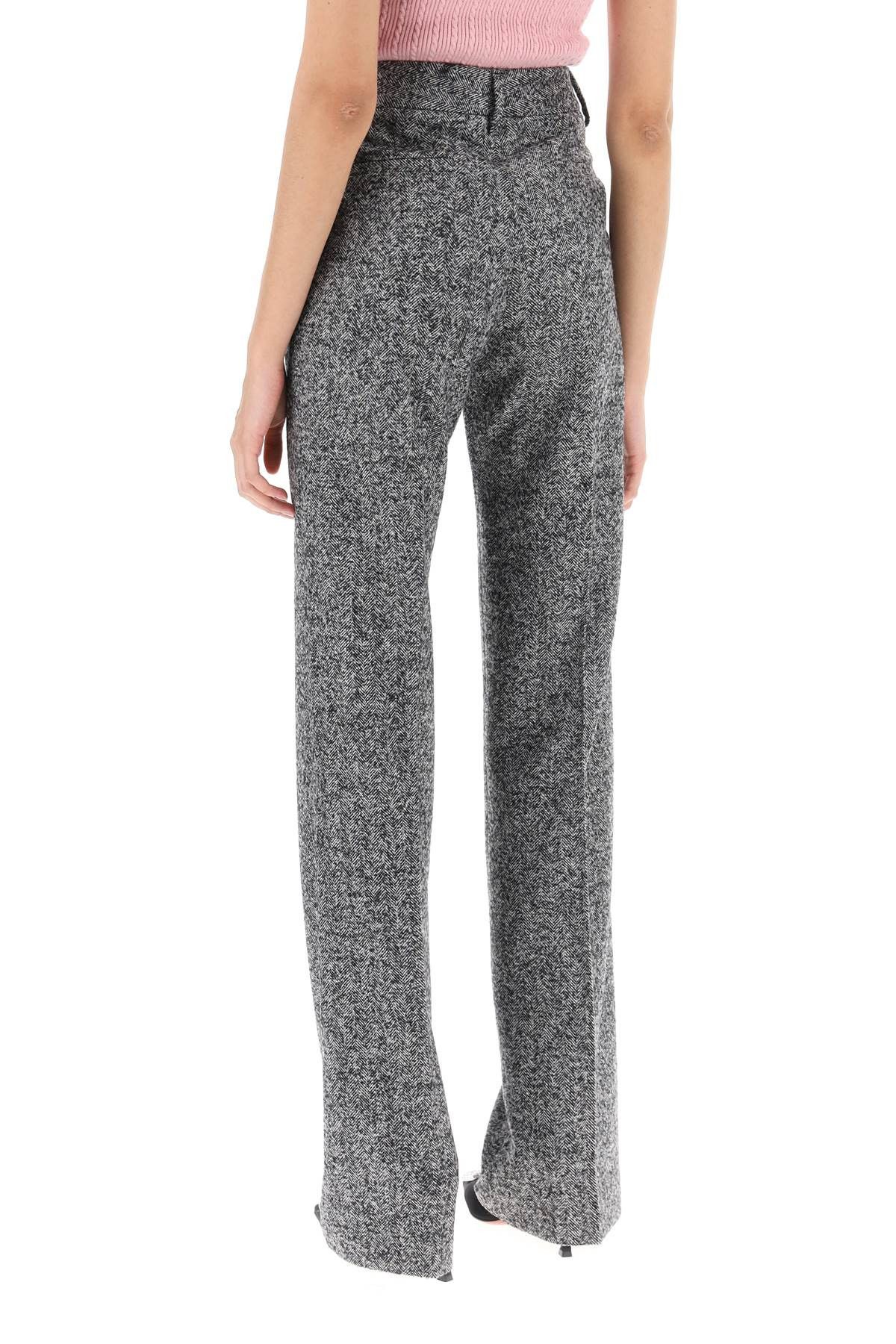 Alessandra Rich ALESSANDRA RICH Pants With Herringbone Motif Size 27" / US 4 / IT 40 - 3 Thumbnail