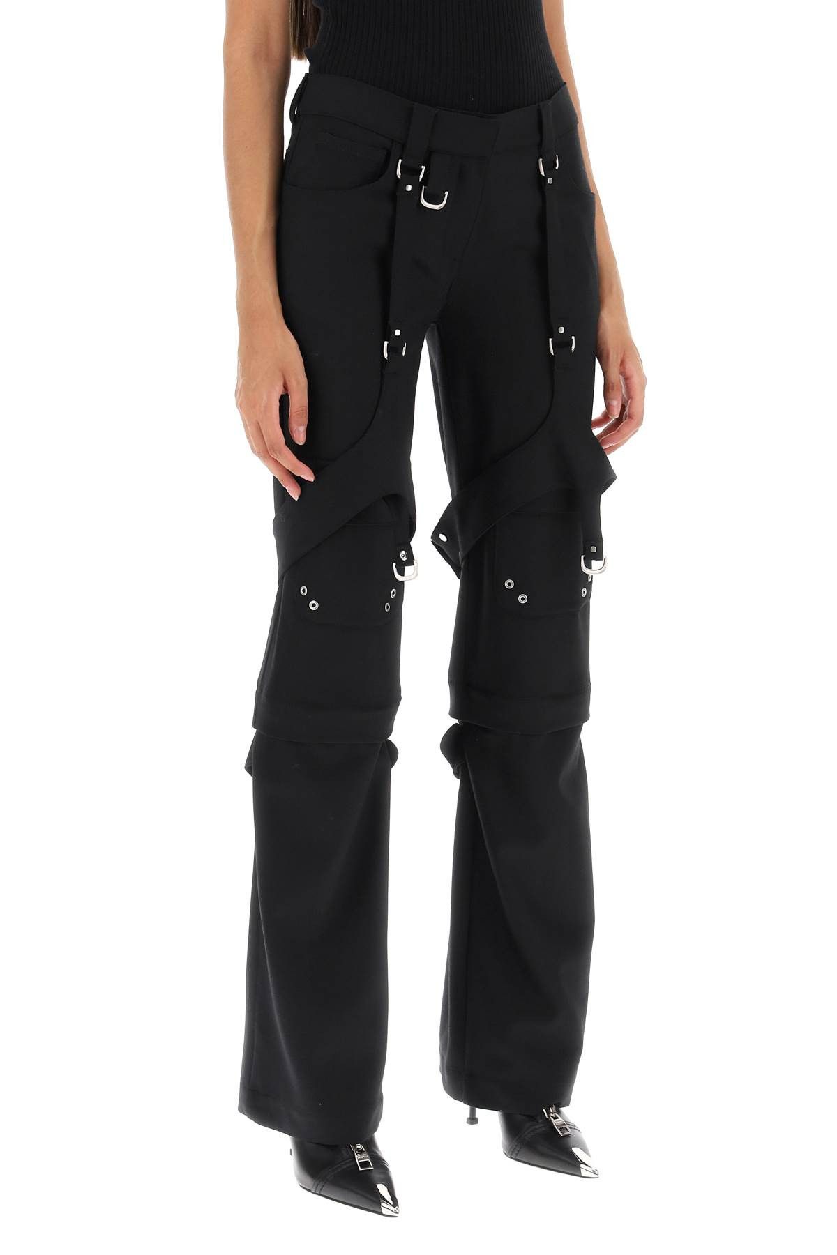 Off-White OFF-WHITE Cargo Pants In Wool Blend Size 27" / US 4 / IT 40 - 2 Thumbnail