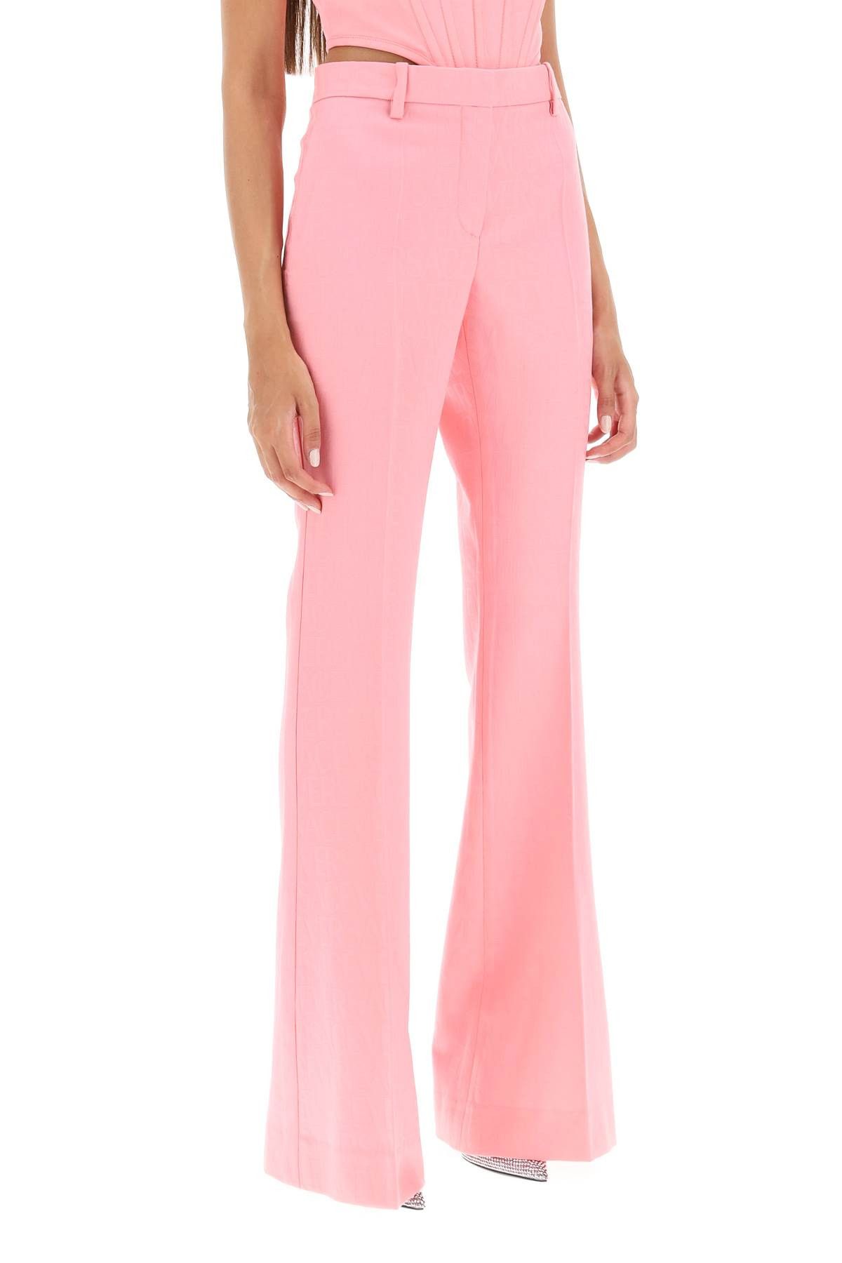 Versace VERSACE Low Waisted Flared Trousers Size 27" / US 4 / IT 40 - 2 Thumbnail