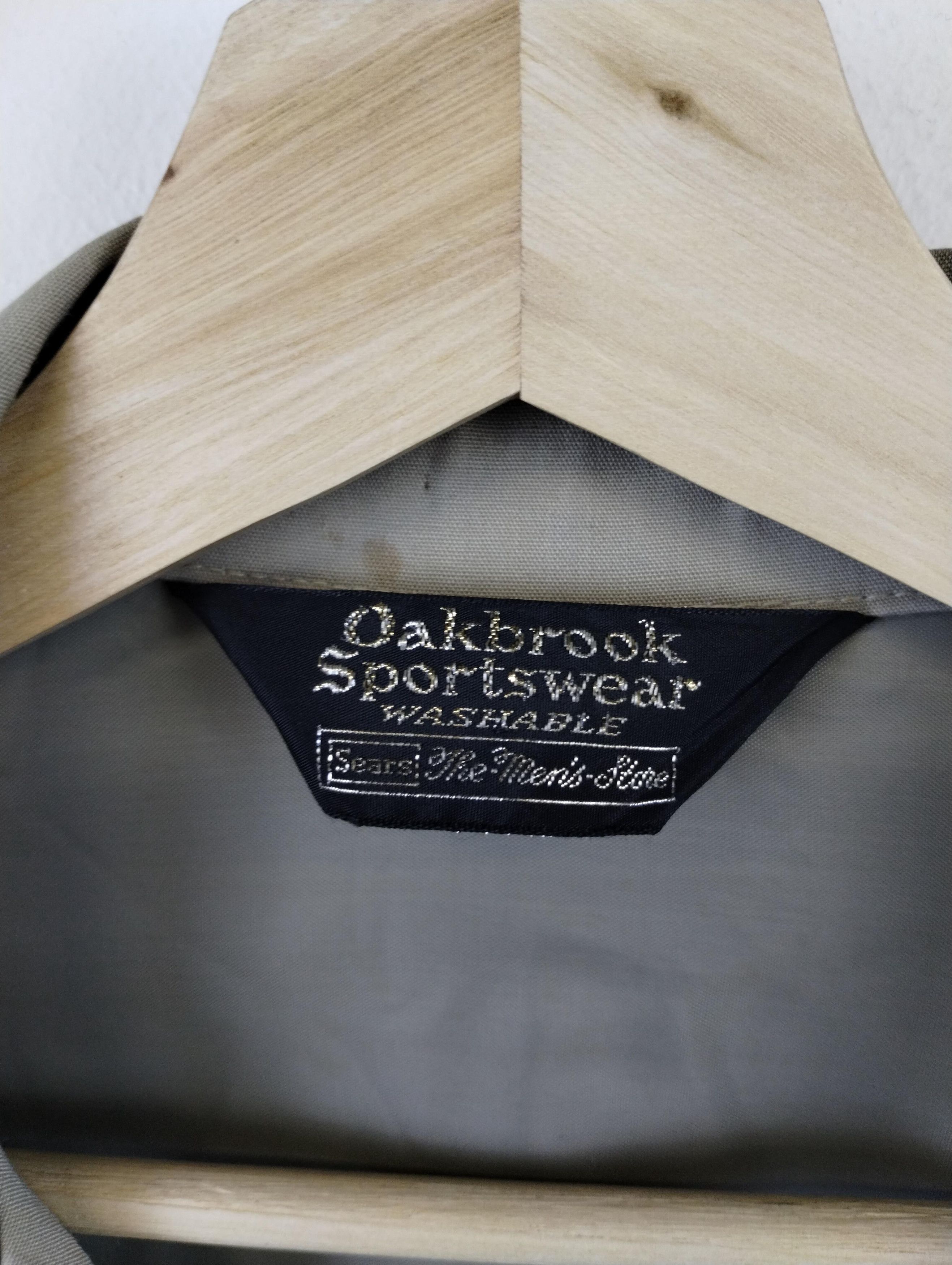 Vintage Vintage 80s Sears OakBrook SportsCoat (Missing Button) Size US M / EU 48-50 / 2 - 2 Thumbnail