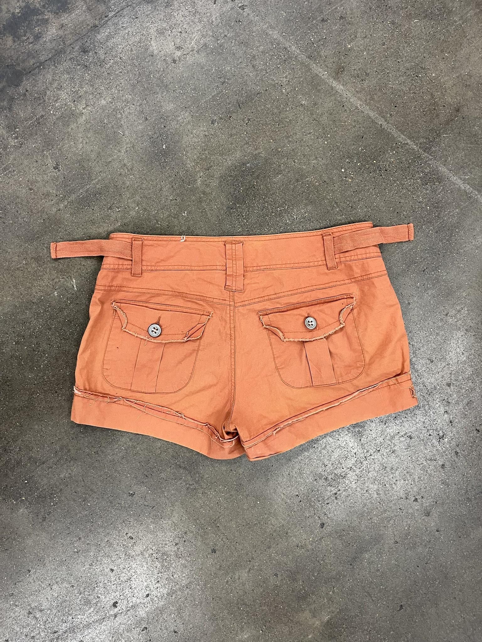 Other Y2K Girl Mudd Jeans Cargo Short Shorts (Missing Button) Size US 31 - 3 Thumbnail