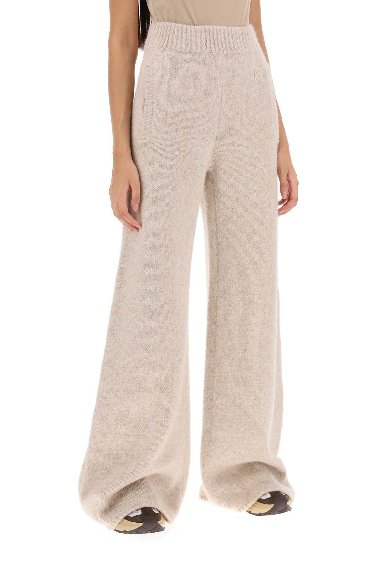 Dolce & Gabbana DOLCE & GABBANA Llama Knit Flared Pants Size 26" / US 2 / IT 38 - 2 Thumbnail