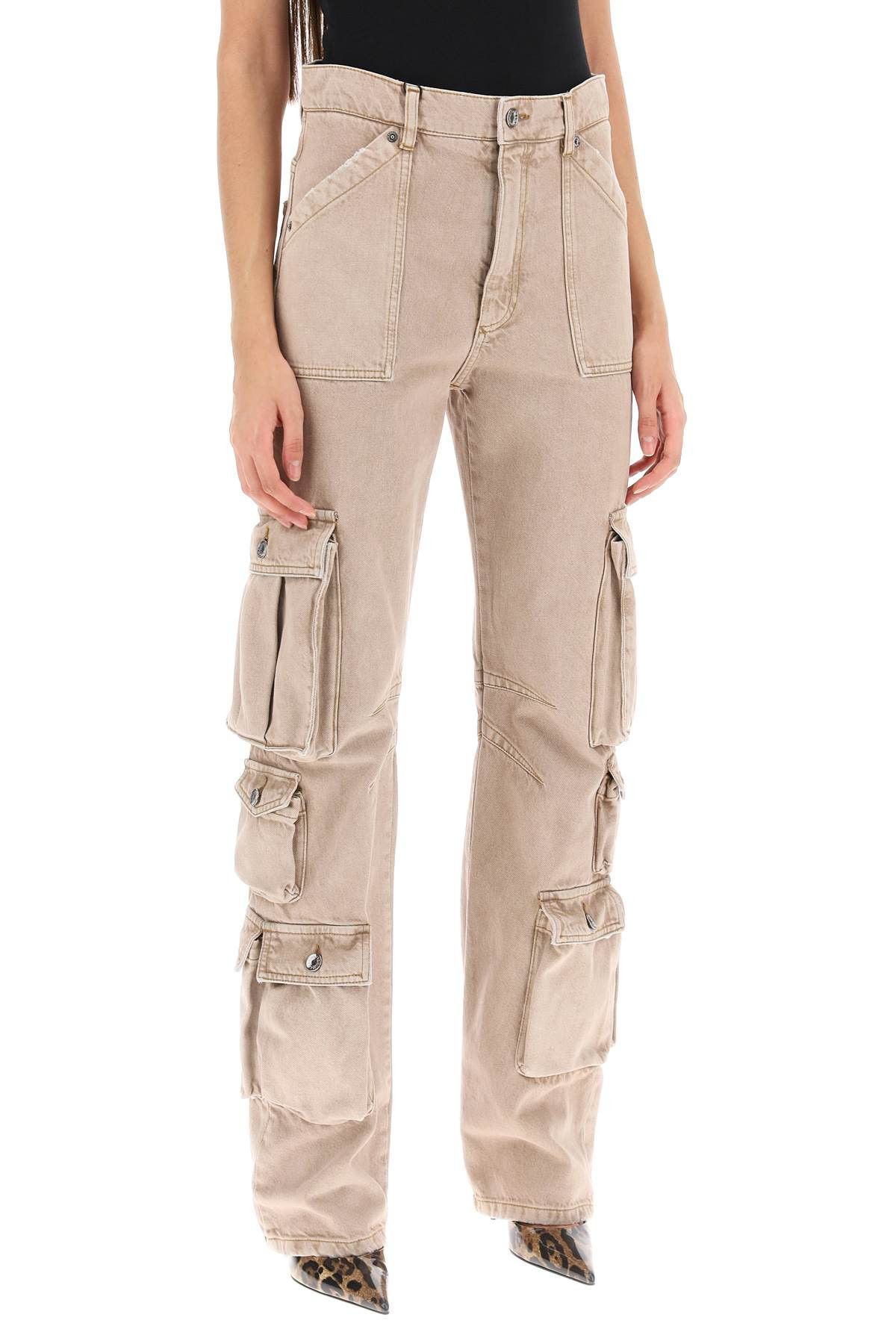 Dolce & Gabbana DOLCE & GABBANA Cargo Jeans In Lived-In Denim Size 26" / US 2 / IT 38 - 2 Thumbnail