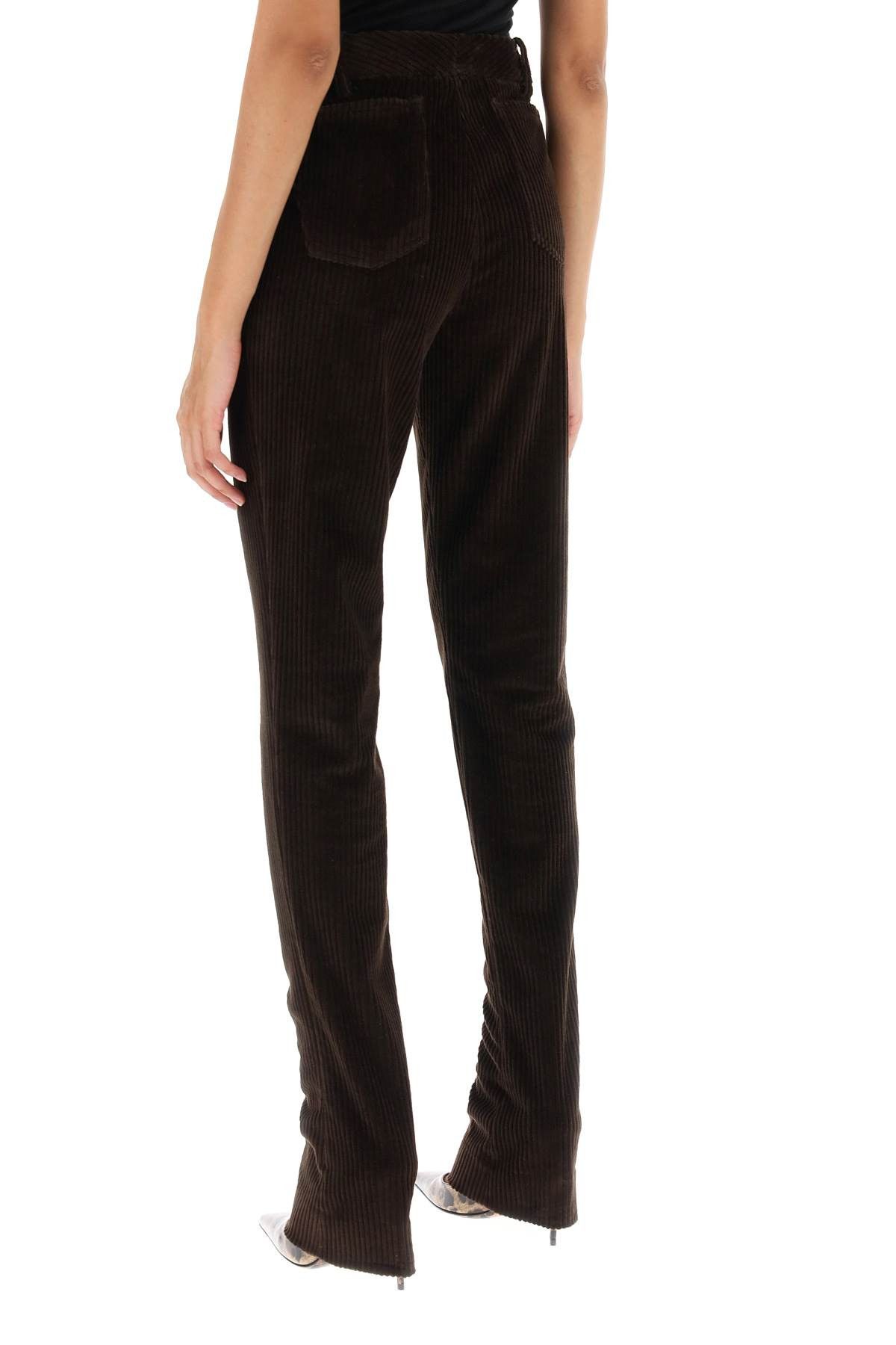 Dolce & Gabbana DOLCE & GABBANA Bell-Bottom Corduroy Pants Size 27" / US 4 / IT 40 - 3 Thumbnail