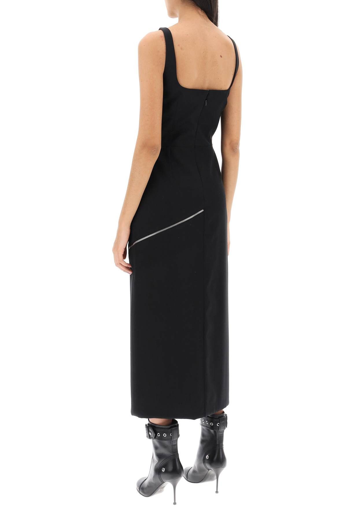 Alexander McQueen ALEXANDER MCQUEEN Midi Sheath Dress With Convertible Panel Size S / US 4 / IT 40 - 3 Thumbnail