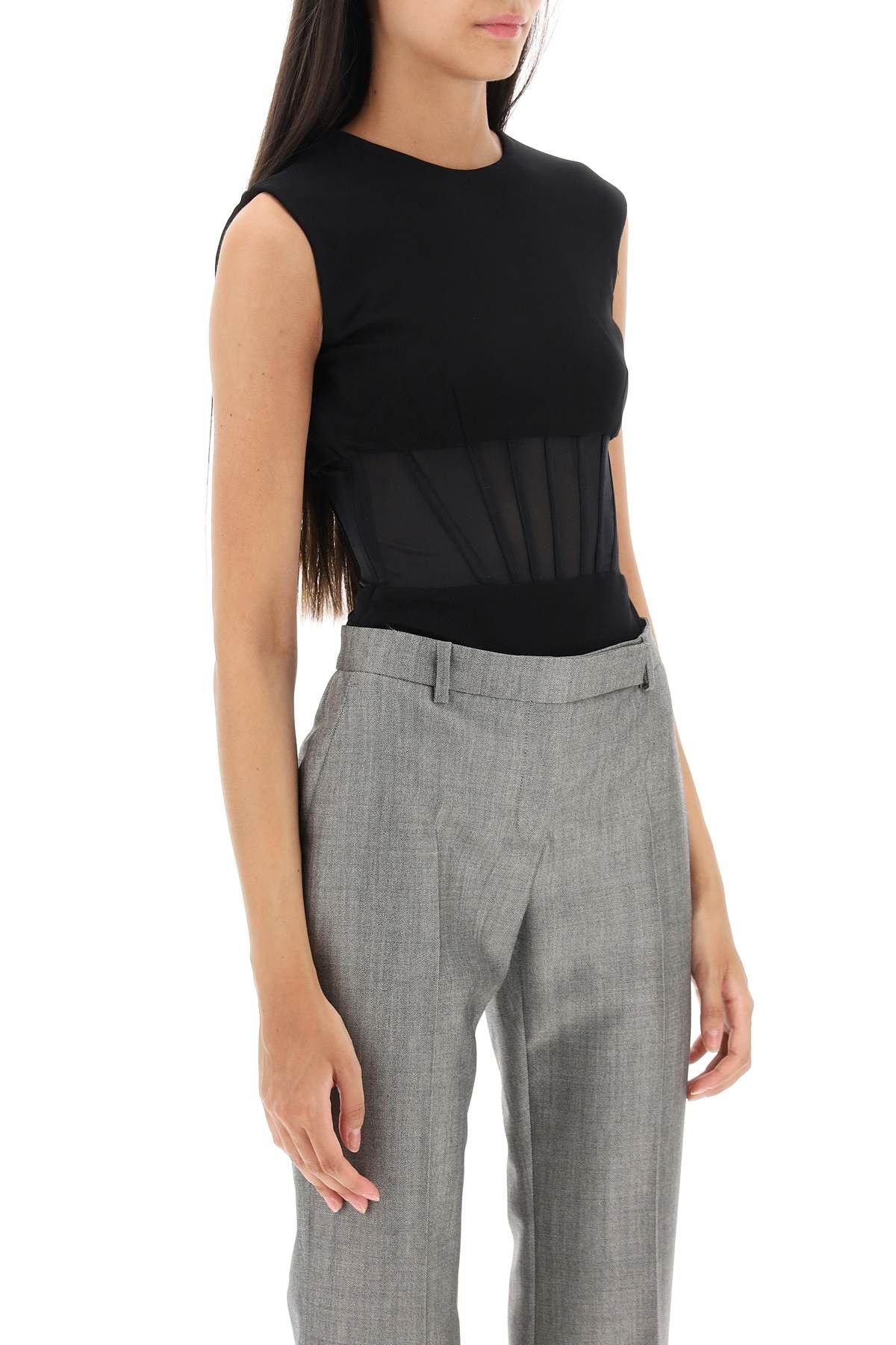 Alexander McQueen ALEXANDER MCQUEEN Hybrid Bodysuit Size XS / US 0-2 / IT 36-38 - 2 Thumbnail