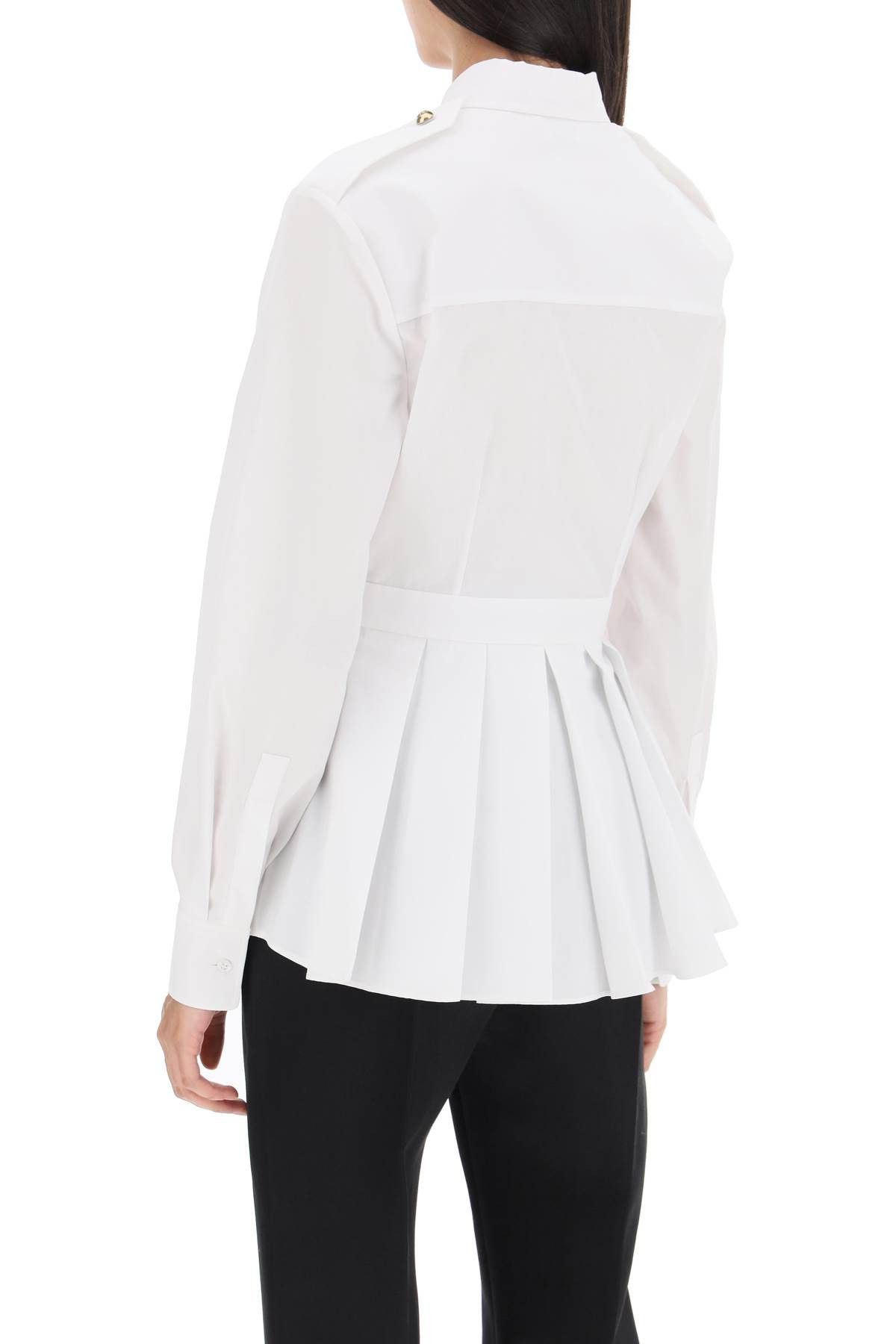 Alexander McQueen ALEXANDER MCQUEEN Poplin Shirt Size S / US 4 / IT 40 - 3 Thumbnail