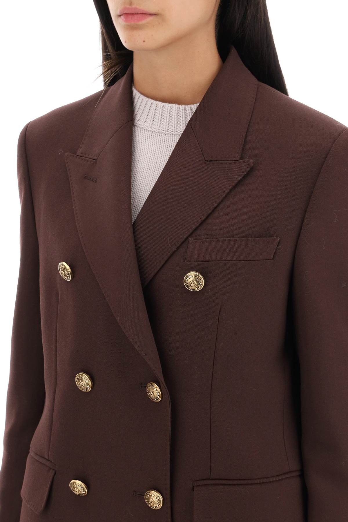 Golden Goose GOLDEN GOOSE 'Diva' Double-Breasted Blazer In Gabardine Size S / US 4 / IT 40 - 4 Thumbnail