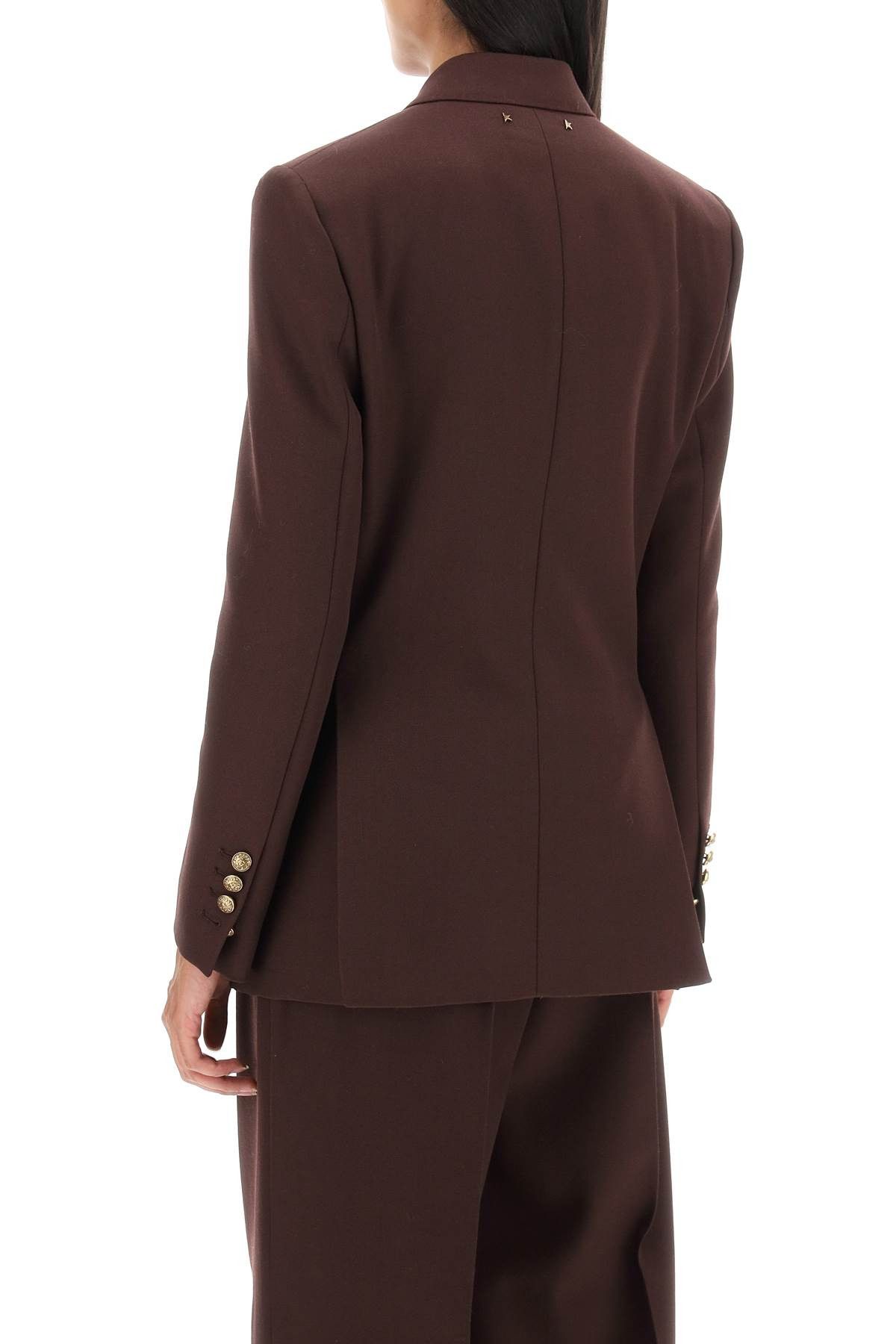 Golden Goose GOLDEN GOOSE 'Diva' Double-Breasted Blazer In Gabardine Size S / US 4 / IT 40 - 3 Thumbnail