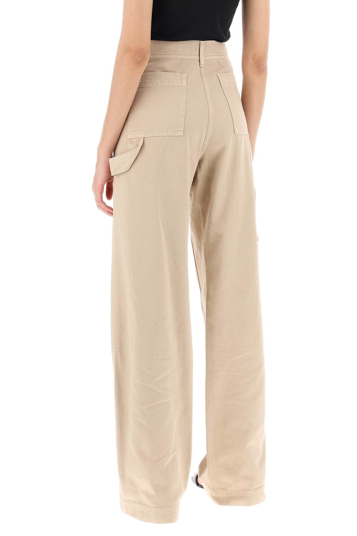 Palm Angels PALM ANGELS 'Gd Bull' Cargo Pants With Embroidered Palm Trees Size 27" / US 4 / IT 40 - 3 Thumbnail