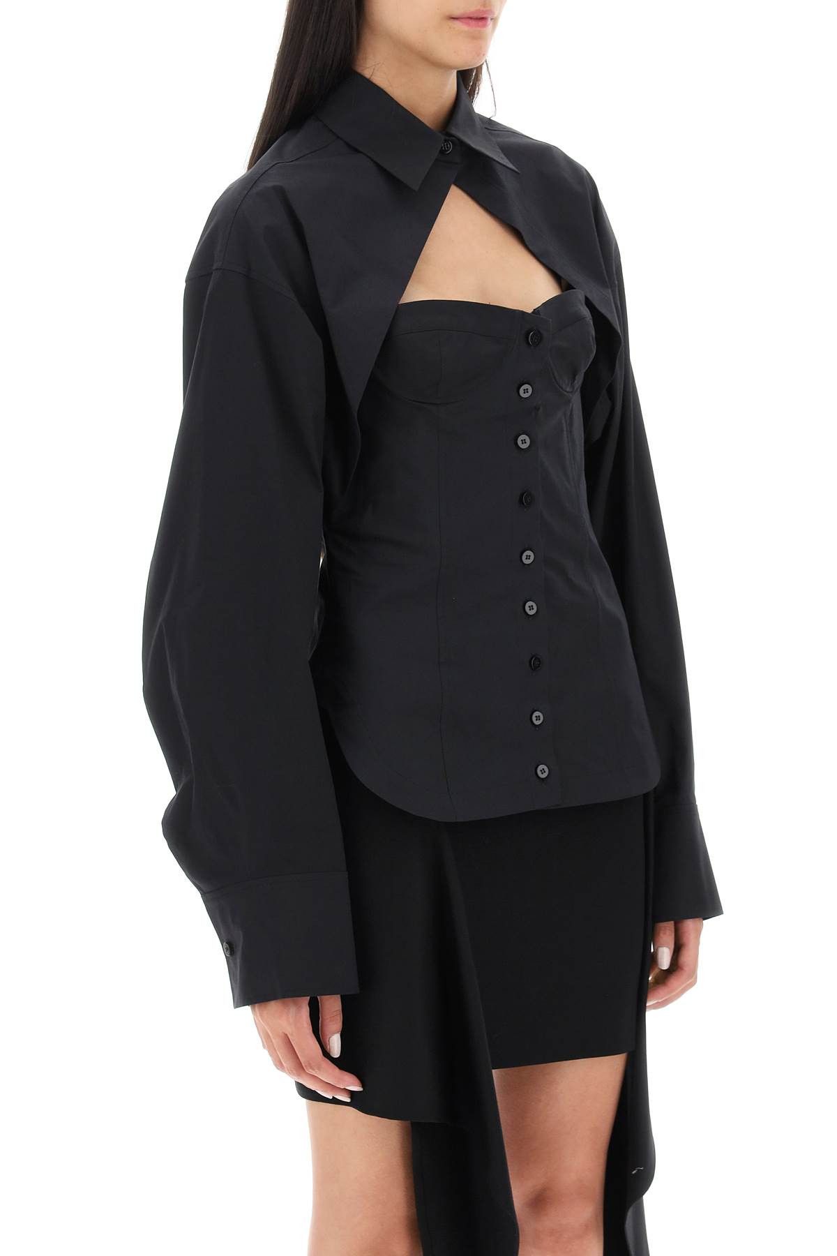 The Attico THE ATTICO Bustier Shirt Size S / US 4 / IT 40 - 2 Thumbnail