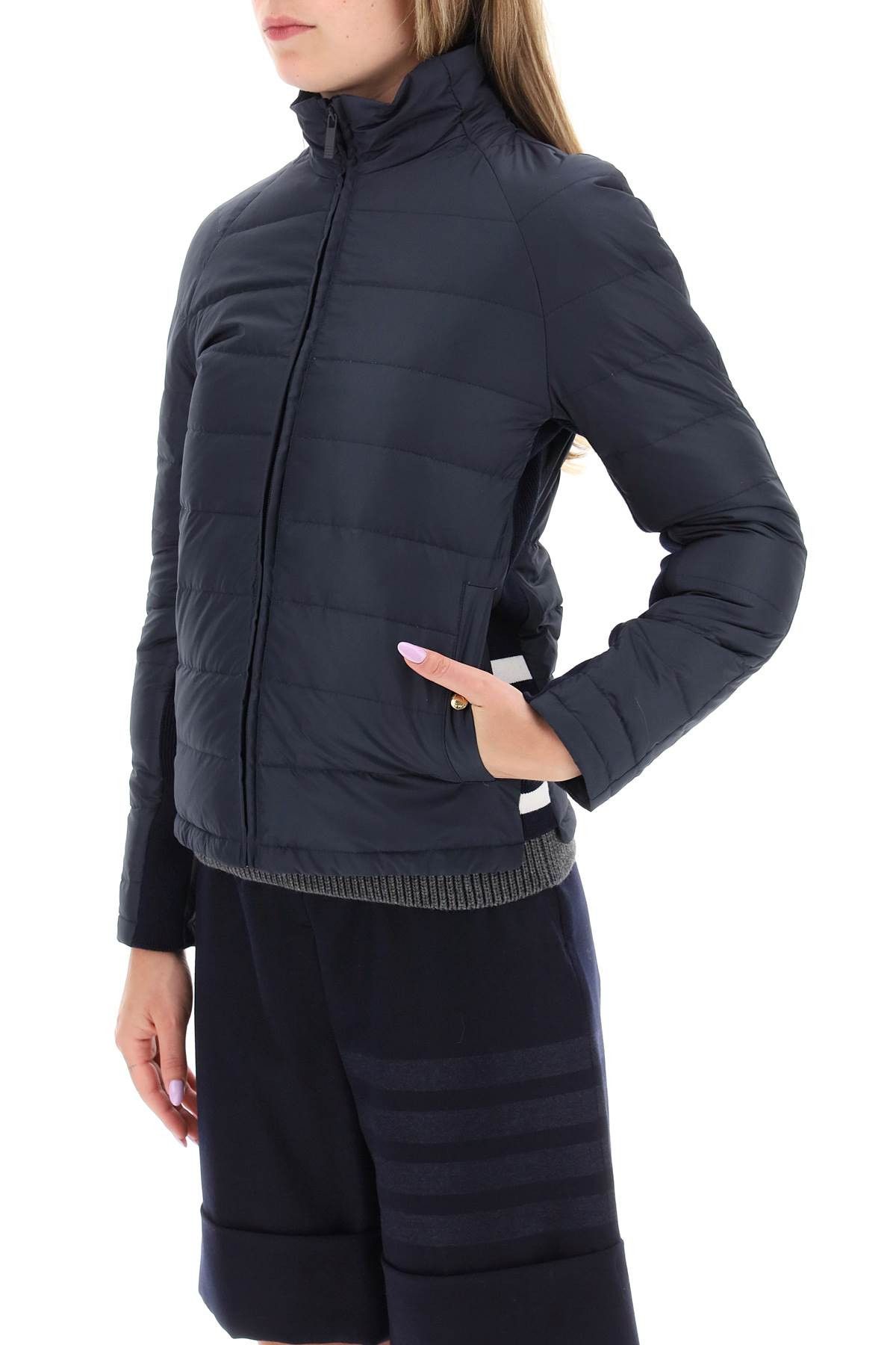 Thom Browne THOM BROWNE Quilted Puffer Jacket With 4-Bar Insert Size S / US 4 / IT 40 - 4 Thumbnail