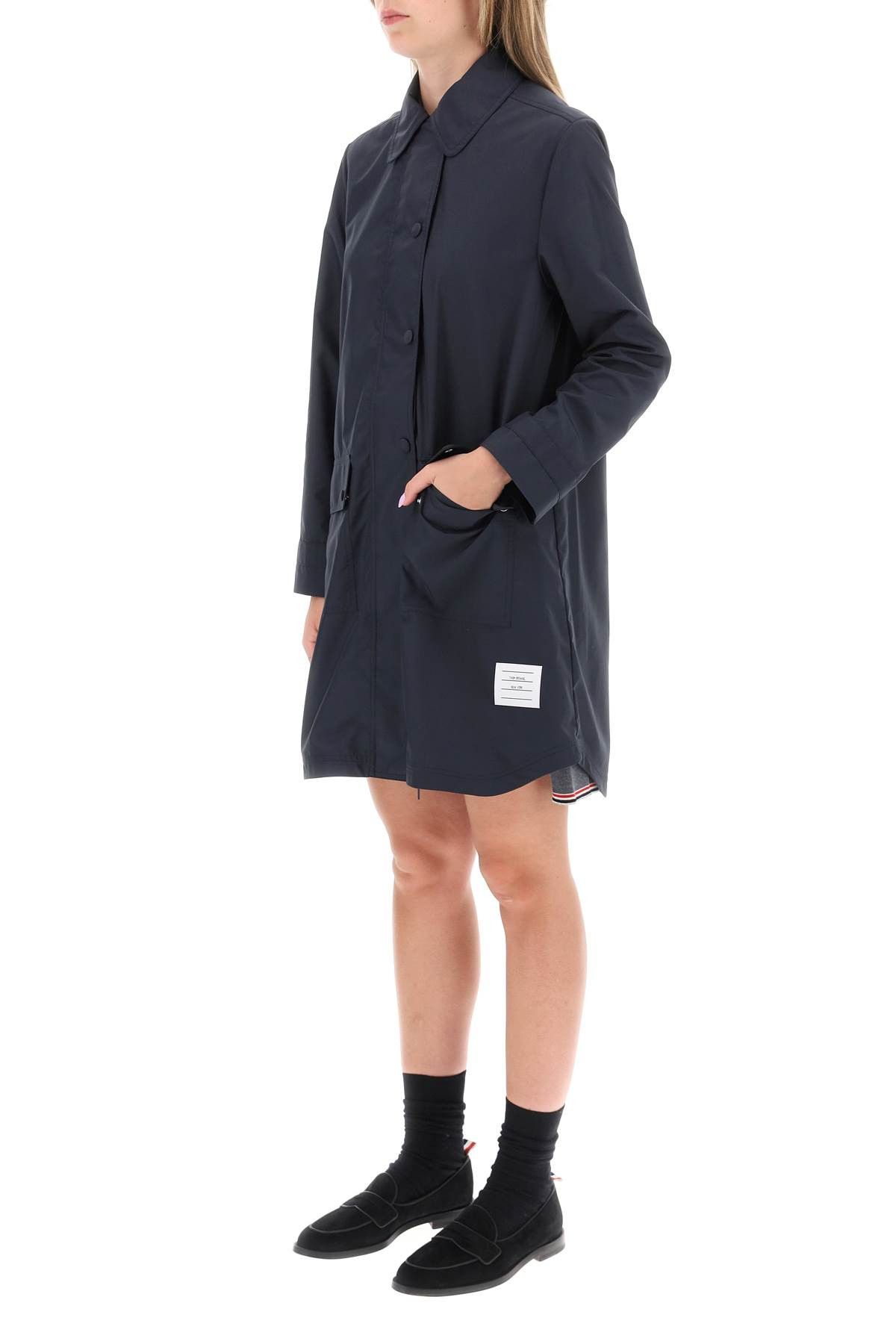 Thom Browne THOM BROWNE Unlined Parka In Ripstop Size S / US 4 / IT 40 - 4 Thumbnail
