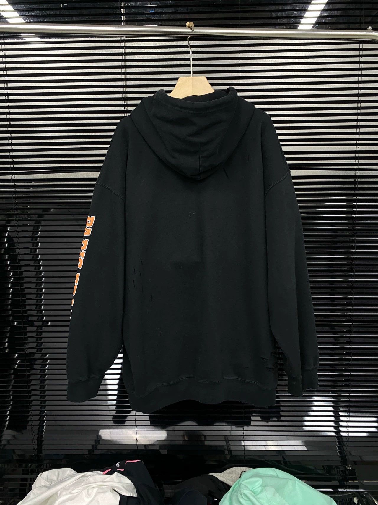 Balenciaga Scissors Destroy Used Hoodies Menswear