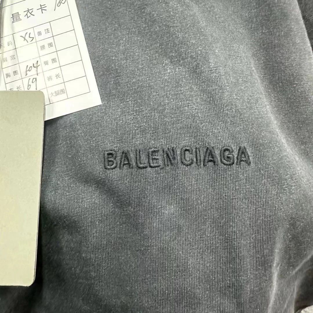 Balenciaga Balenciaga Embroidered logo short sleeves Size US XS / EU 42 / 0 - 3 Thumbnail