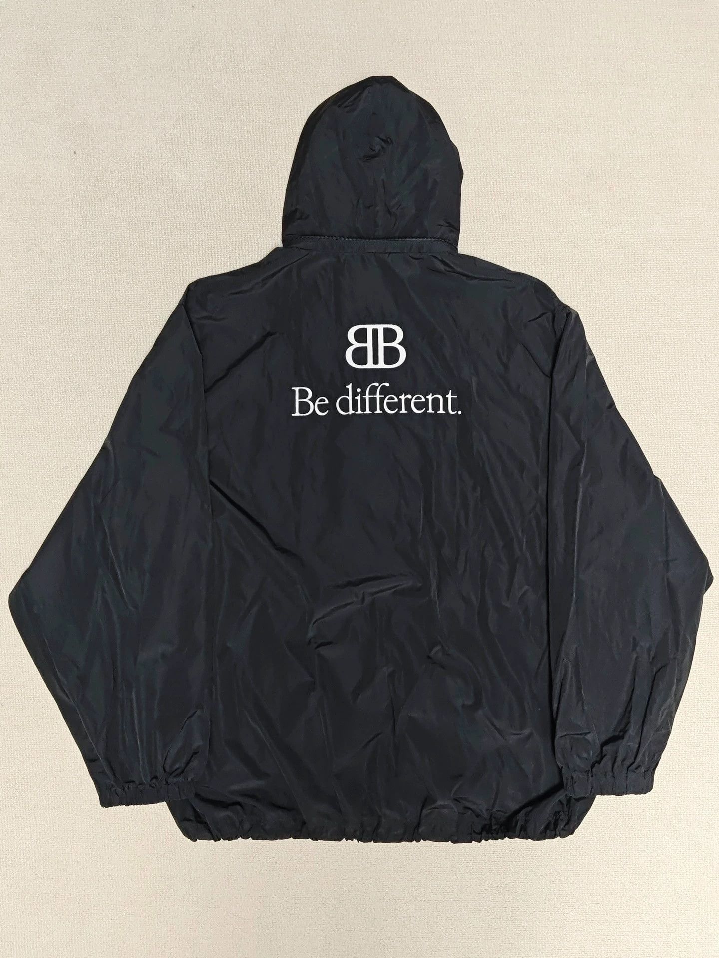 Balenciaga Balenciaga 23fall Be Different Double B Hooded Jacket Size US M / EU 48-50 / 2 - 3 Thumbnail