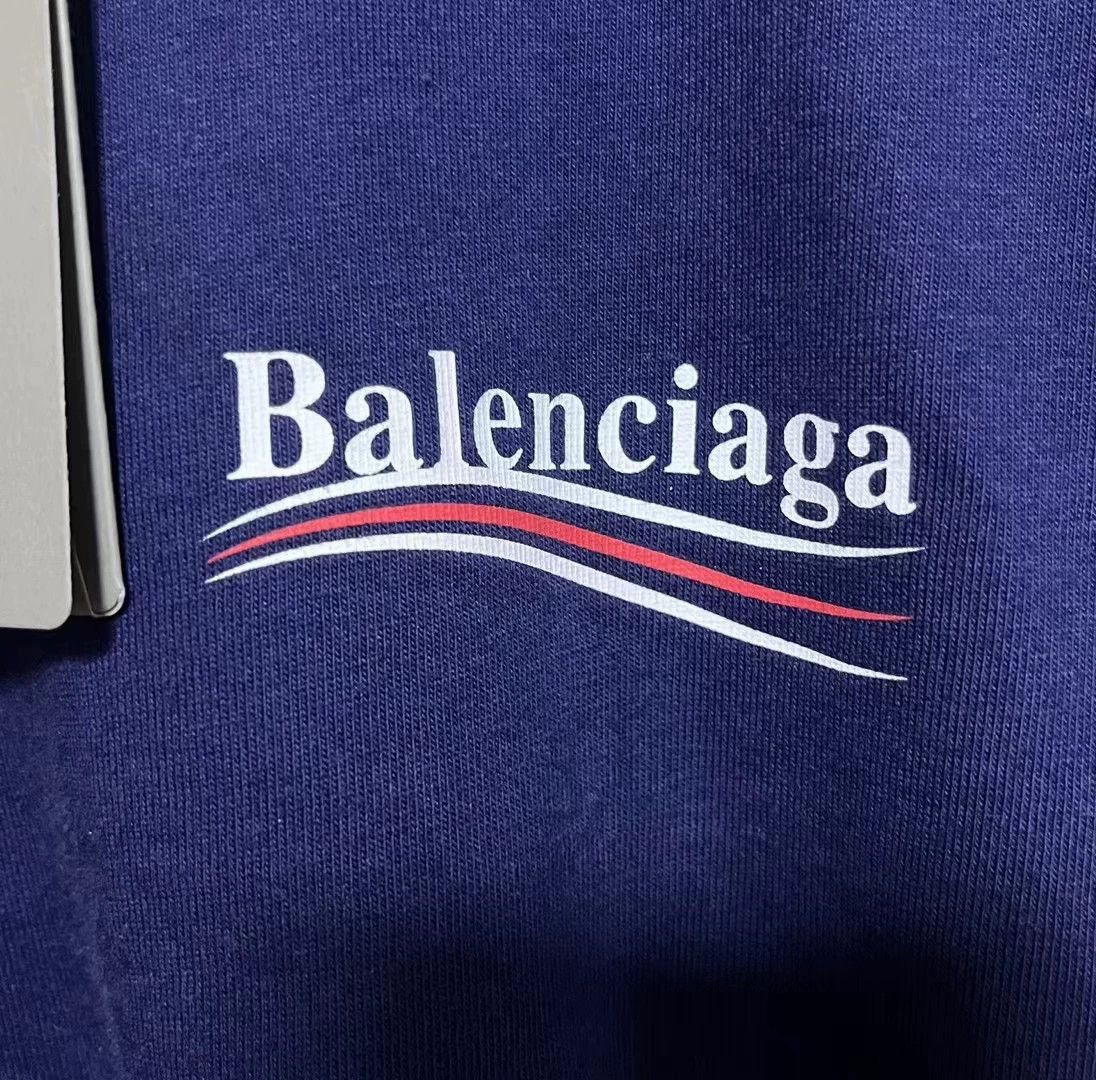 Balenciaga Balenciaga new blue cola short sleeved shirt Size US XS / EU 42 / 0 - 5 Thumbnail