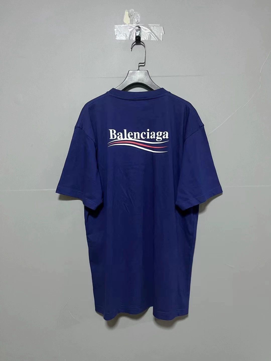 Balenciaga Balenciaga new blue cola short sleeved shirt Size US XS / EU 42 / 0 - 2 Thumbnail