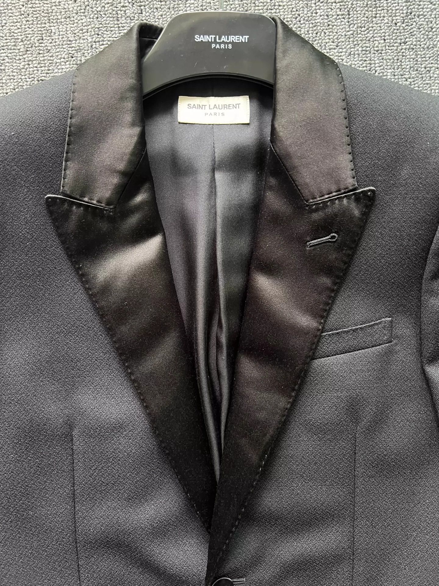 Saint Laurent Paris Saint Laurent Paris 16fw autumn and winter Daming line sword collar jacket Size US S / EU 44-46 / 1 - 2 Thumbnail