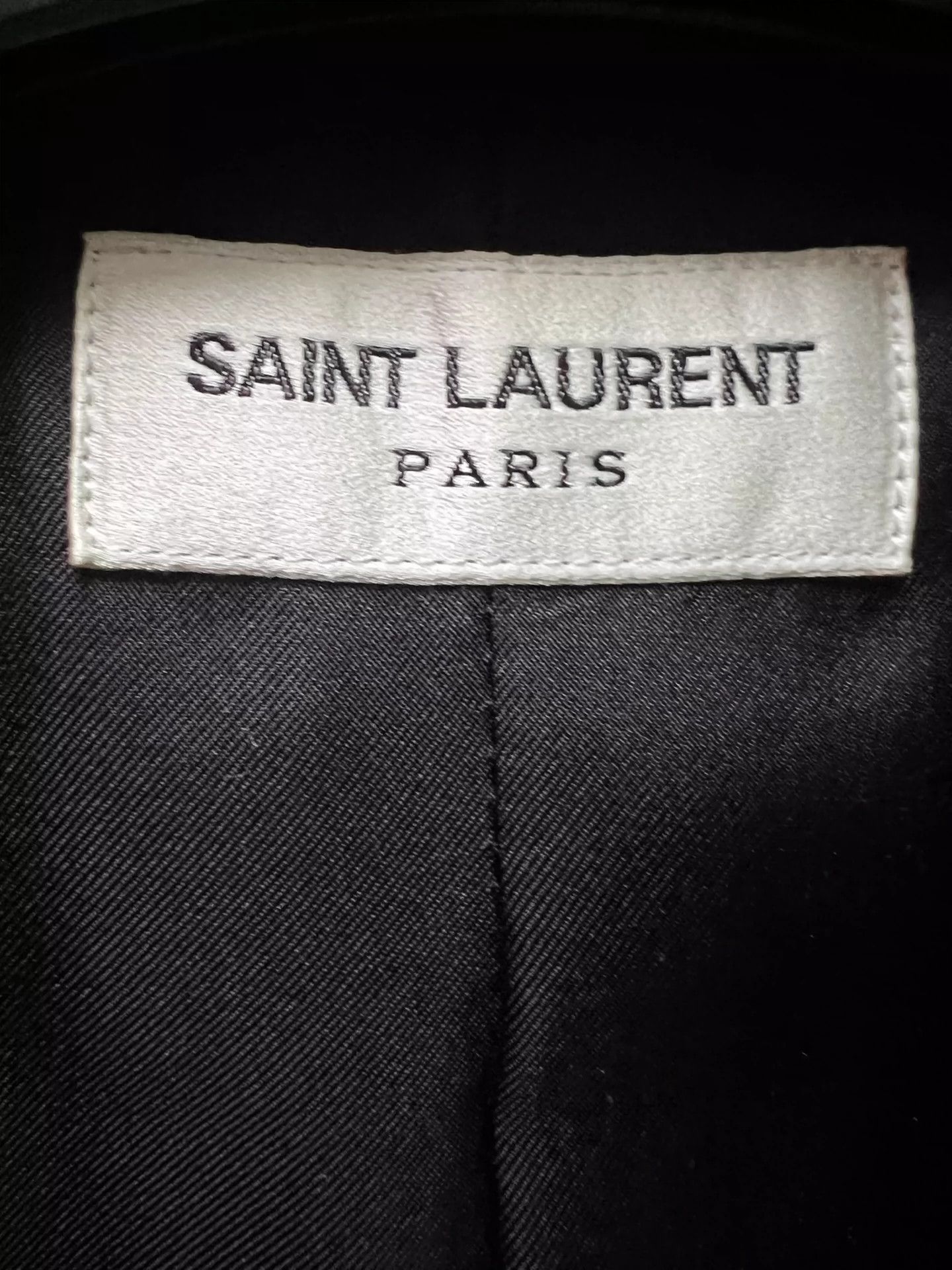 Saint Laurent Paris Saint Laurent Paris 16fw autumn and winter Daming line sword collar jacket Size US S / EU 44-46 / 1 - 3 Thumbnail
