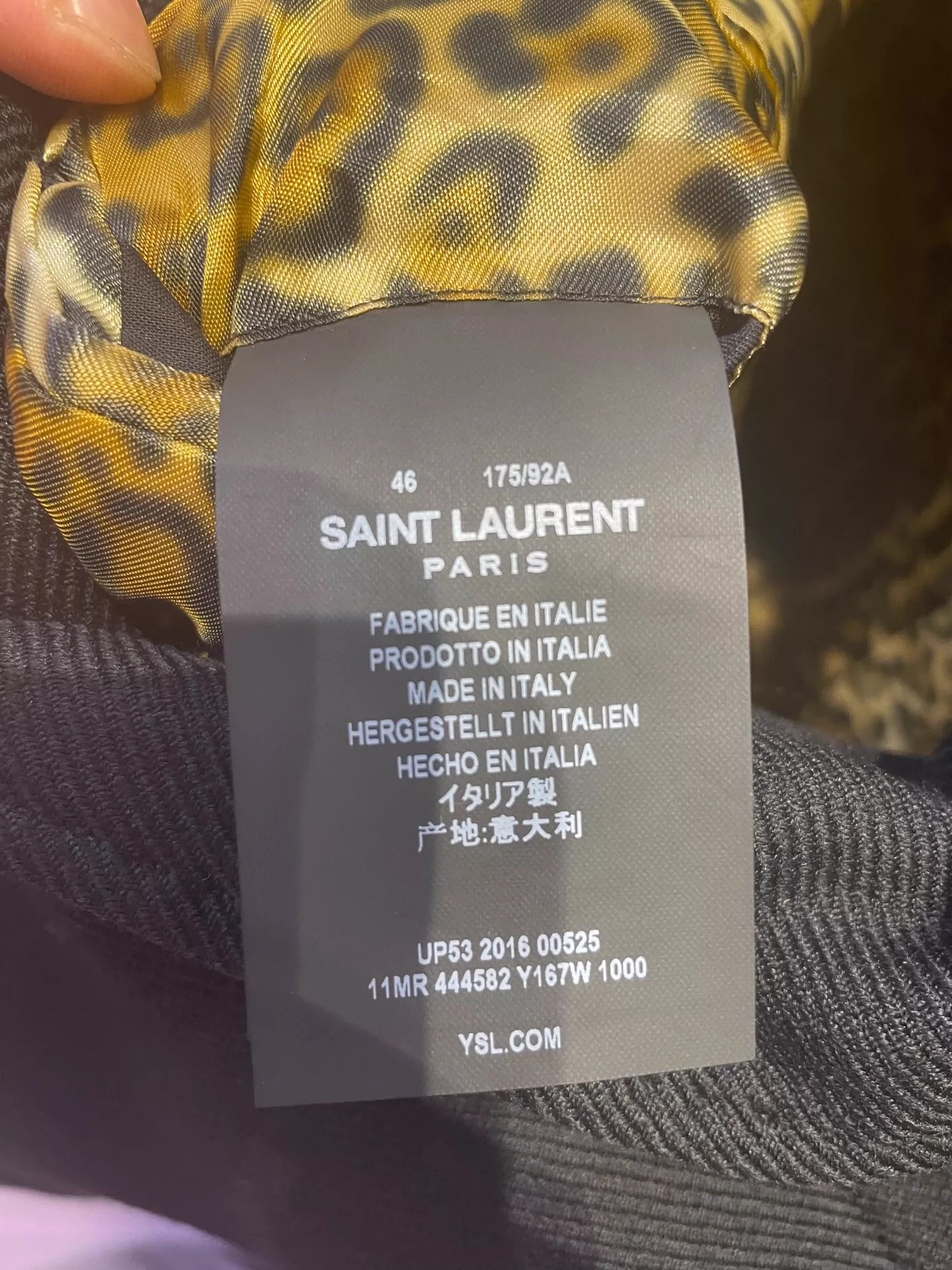 Saint Laurent Paris Saint Laurent Paris 16th autumn/winter silk lined wool coat Size US S / EU 44-46 / 1 - 4 Thumbnail