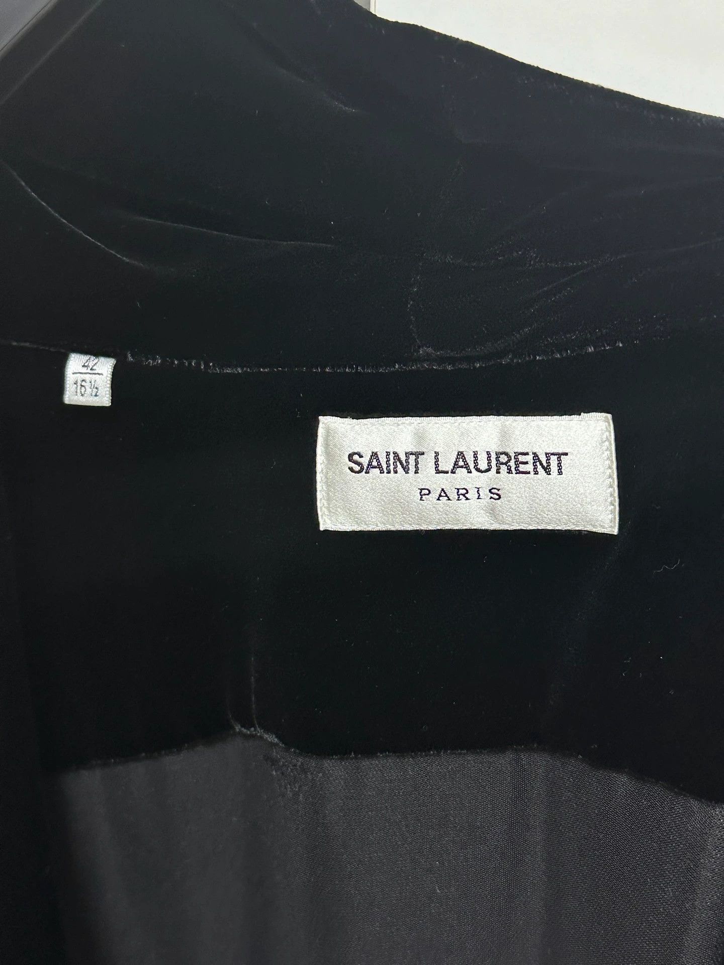 Saint Laurent Paris Saint Laurent Paris Qingguo collar mulberry silk shirt Size US L / EU 52-54 / 3 - 3 Thumbnail