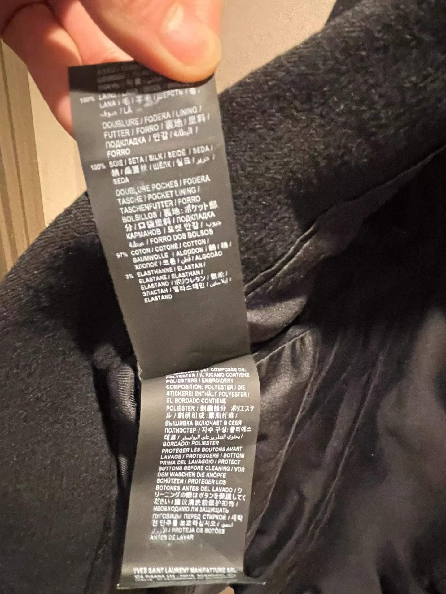 Saint Laurent Paris Saint Laurent Paris College style slim fit suit jacket Size US XXS / EU 40 - 7 Thumbnail