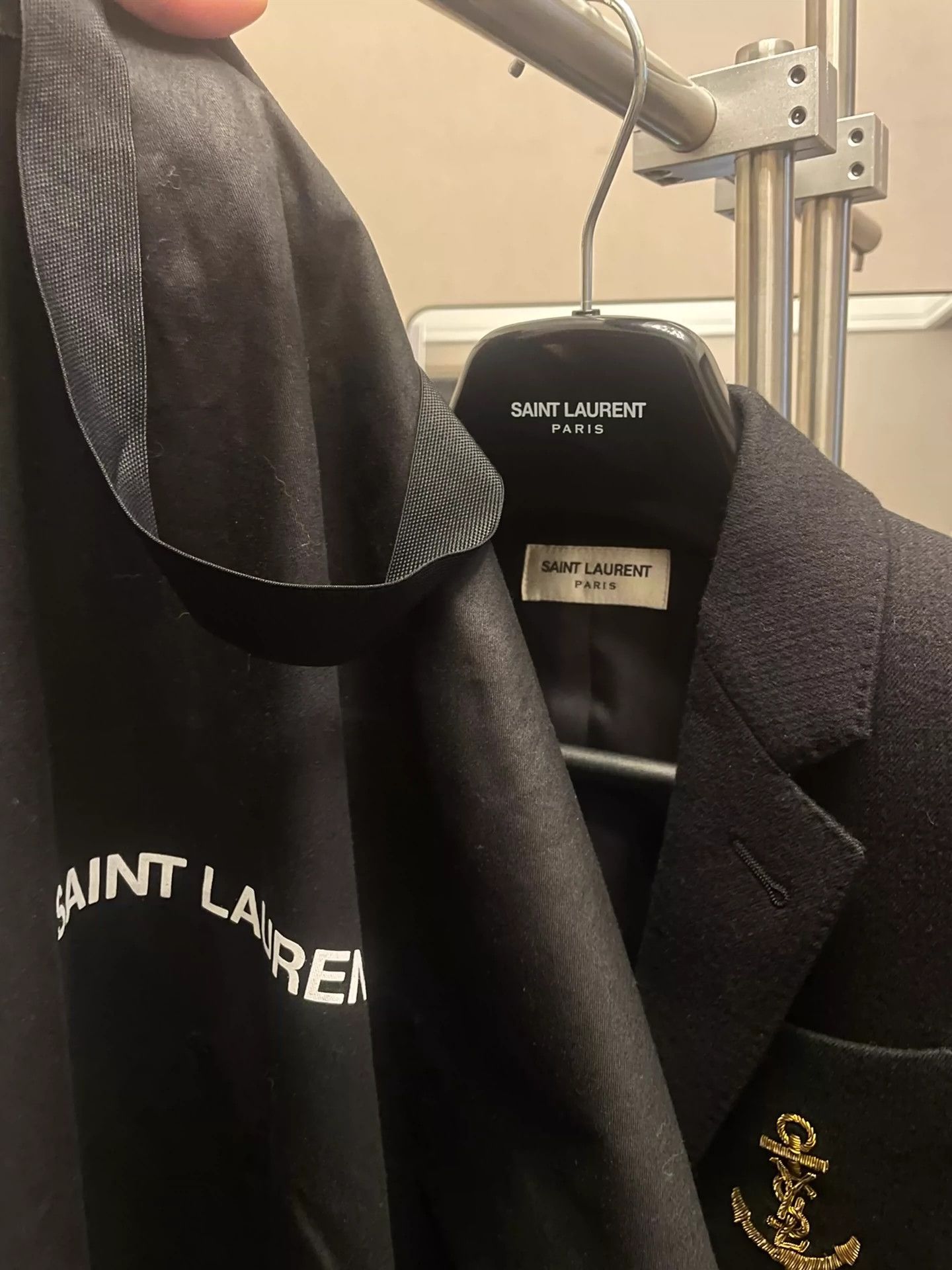 Saint Laurent Paris Saint Laurent Paris College style slim fit suit jacket Size US XXS / EU 40 - 5 Thumbnail