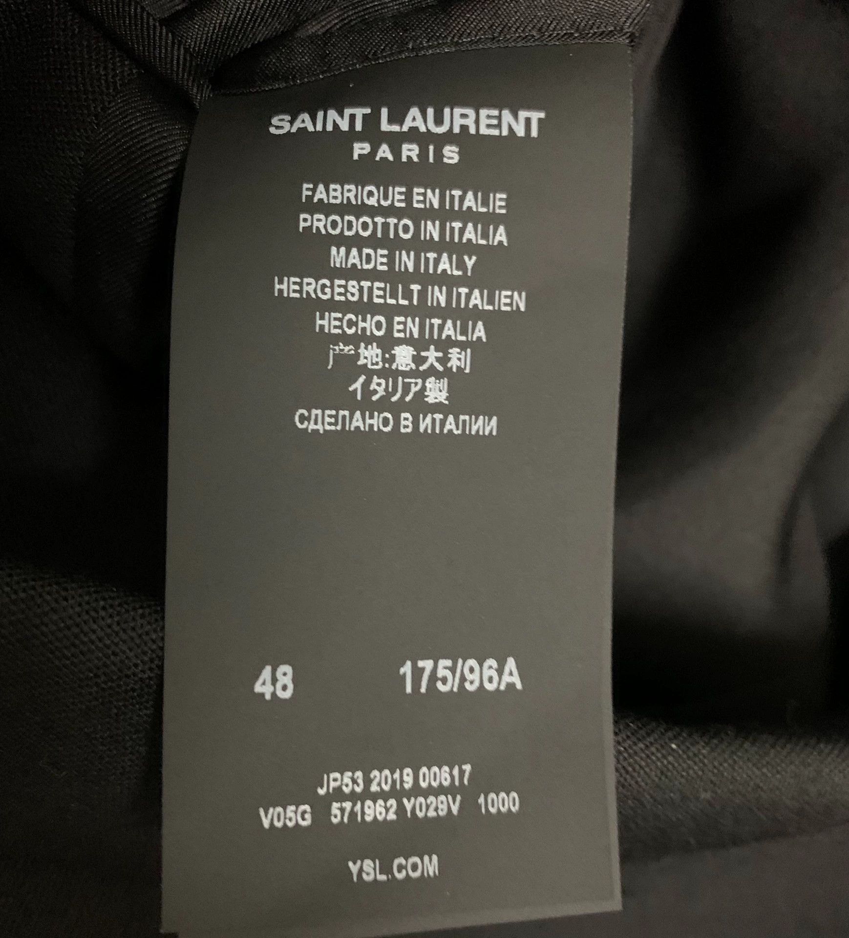 Saint Laurent Paris Saint Laurent Paris Heavy duty wool suit jacket Size US M / EU 48-50 / 2 - 5 Thumbnail