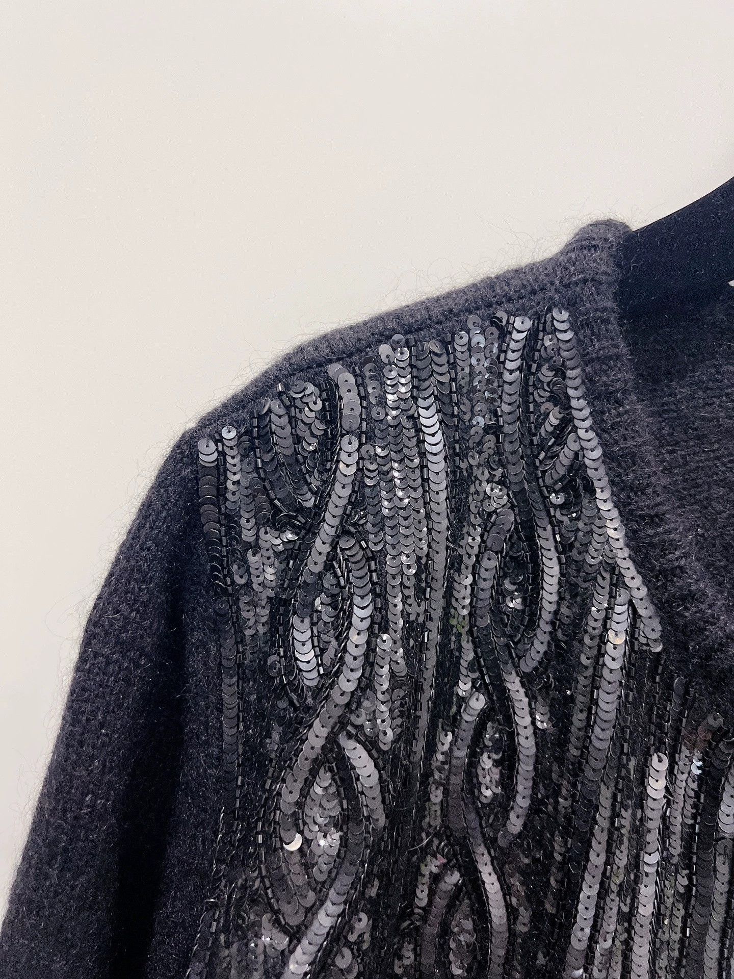 Saint Laurent Paris Saint Laurent Paris Sequined knitted sweater Size US L / EU 52-54 / 3 - 5 Thumbnail