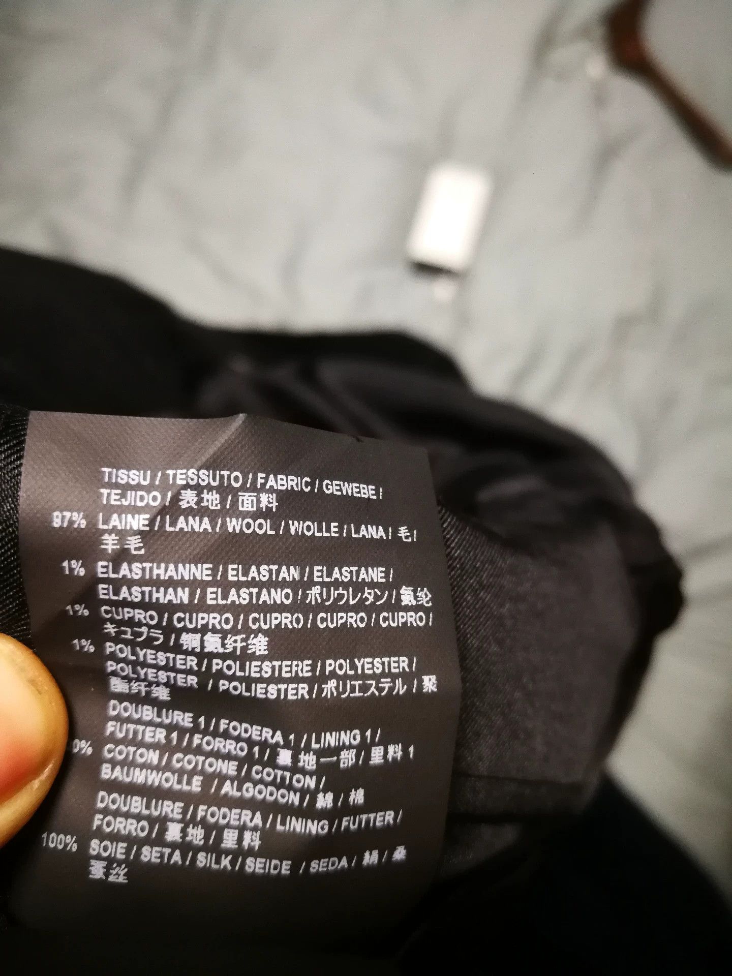 Saint Laurent Paris Saint Laurent Paris Silver lined suit jacket Size US M / EU 48-50 / 2 - 5 Thumbnail