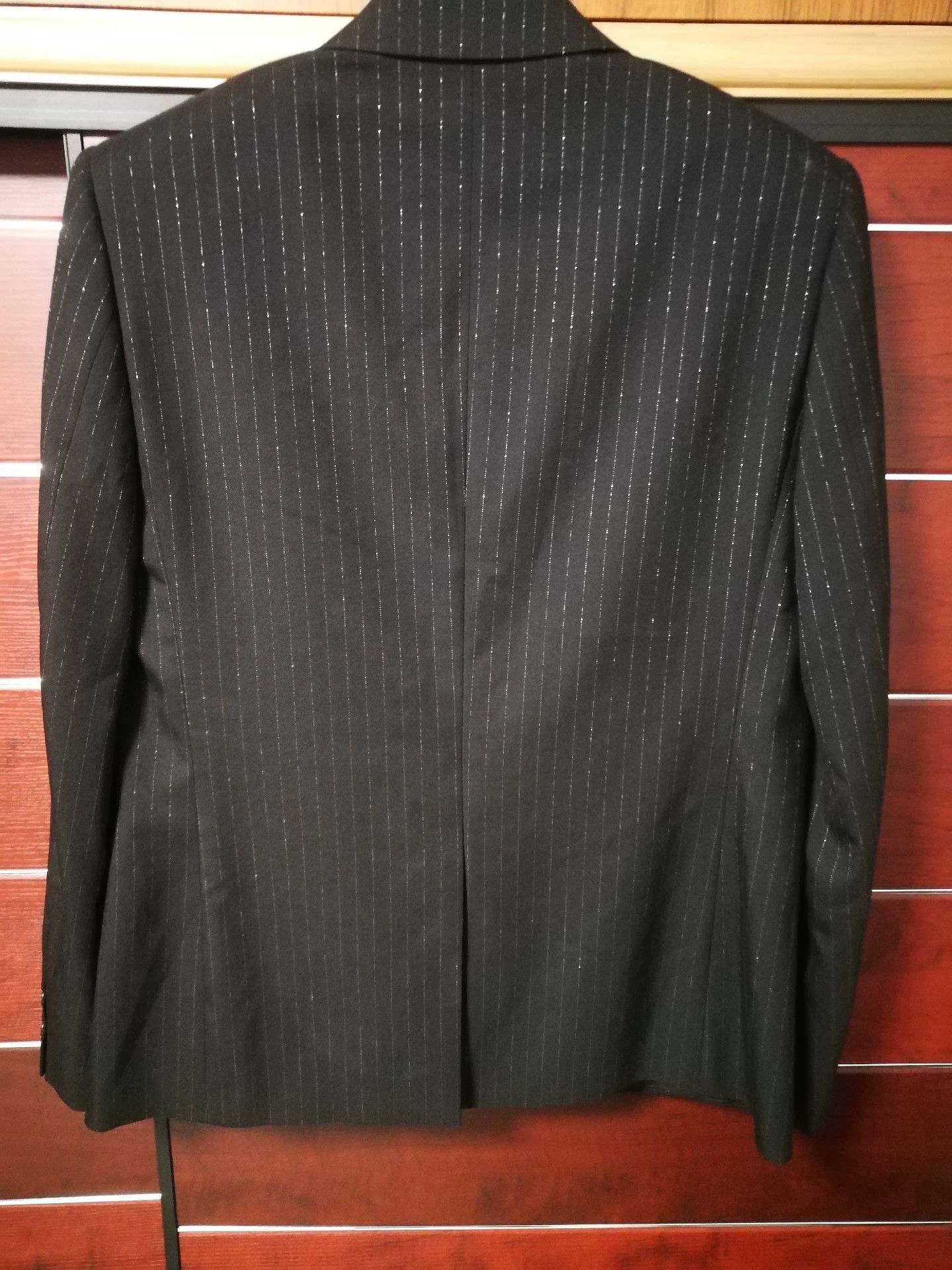 Saint Laurent Paris Saint Laurent Paris Silver lined suit jacket Size US M / EU 48-50 / 2 - 2 Thumbnail