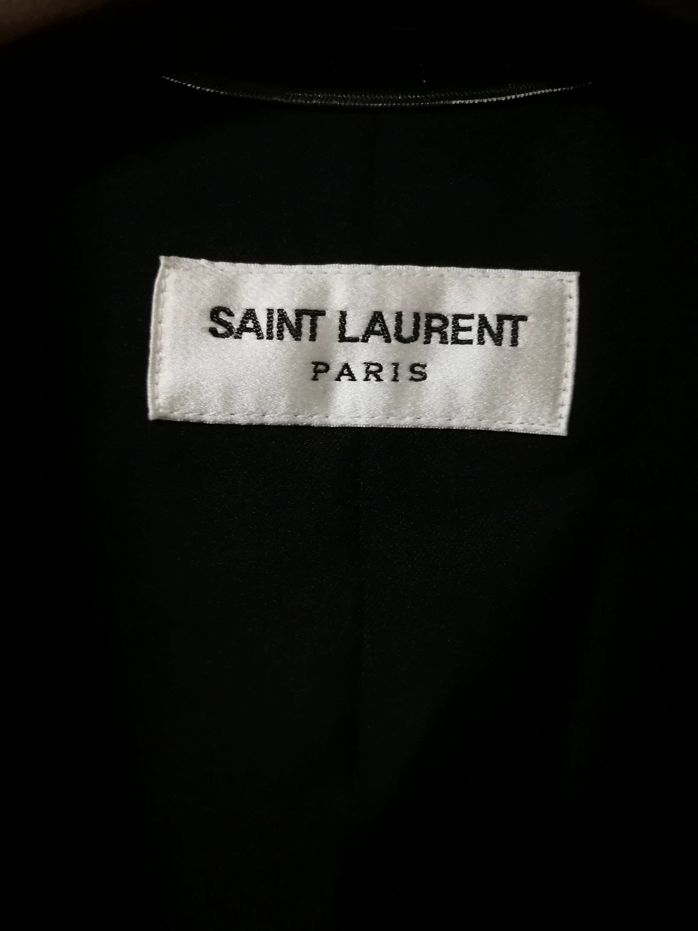 Saint Laurent Paris Saint Laurent Paris Silver lined suit jacket Size US M / EU 48-50 / 2 - 3 Thumbnail