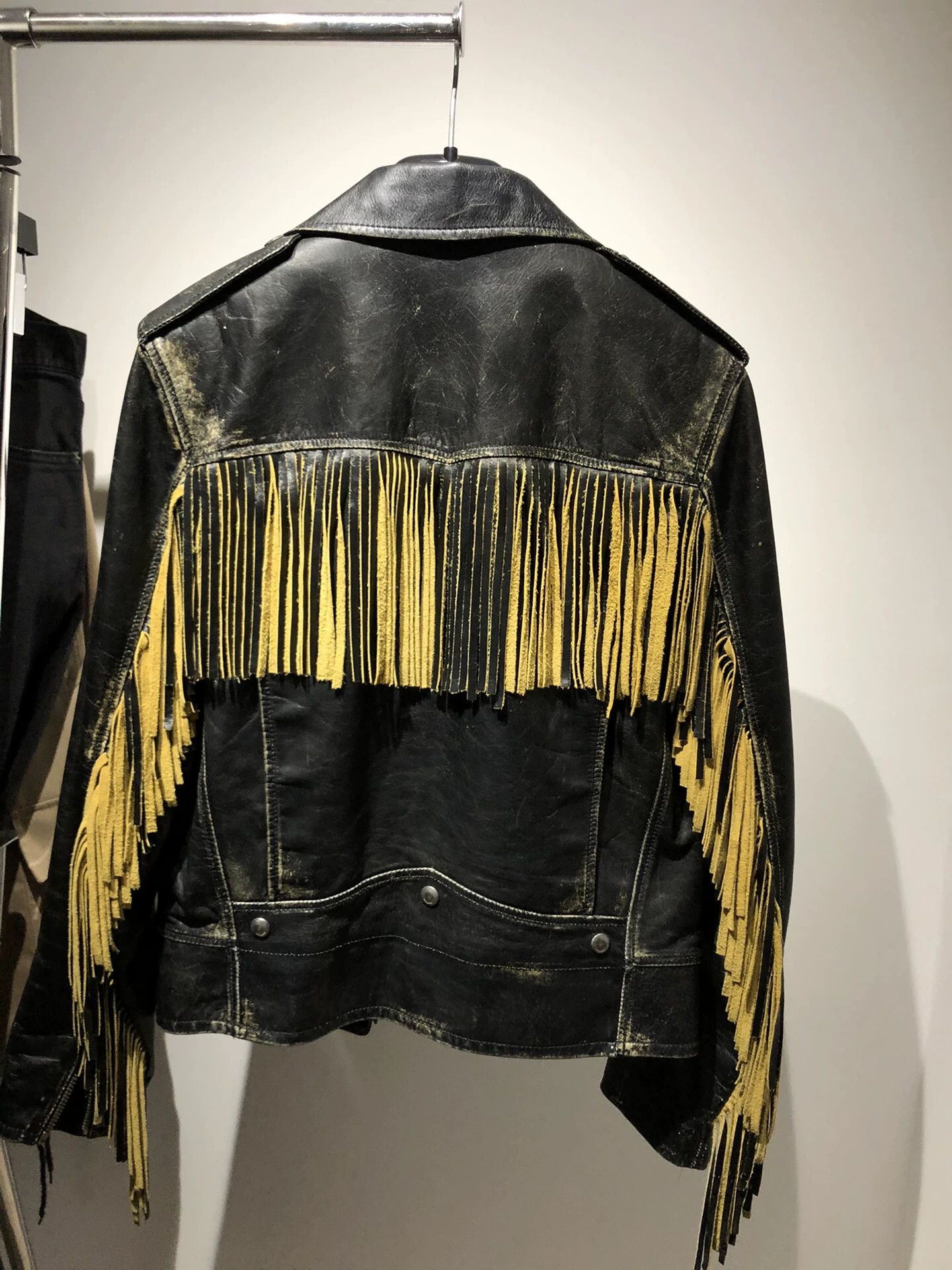Saint Laurent Paris Saint Laurent Paris L01 vintage tassel leather jacket Size US M / EU 48-50 / 2 - 2 Thumbnail