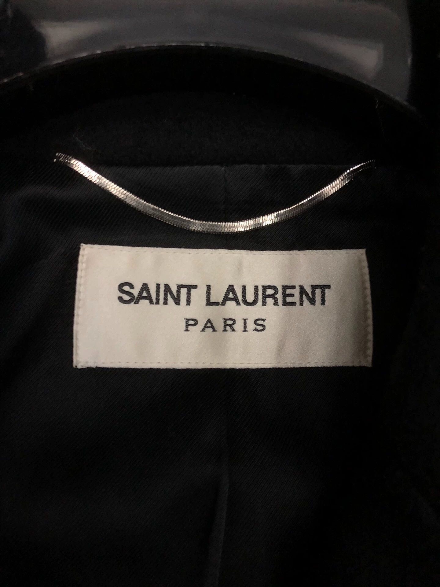 Saint Laurent Paris Saint Laurent Paris 14fw Navy Anchor Double breasted Coat Size US S / EU 44-46 / 1 - 3 Thumbnail
