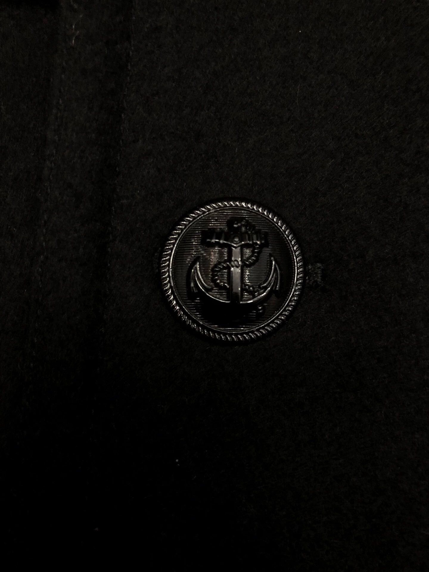 Saint Laurent Paris Saint Laurent Paris 14fw Navy Anchor Double breasted Coat Size US S / EU 44-46 / 1 - 2 Thumbnail
