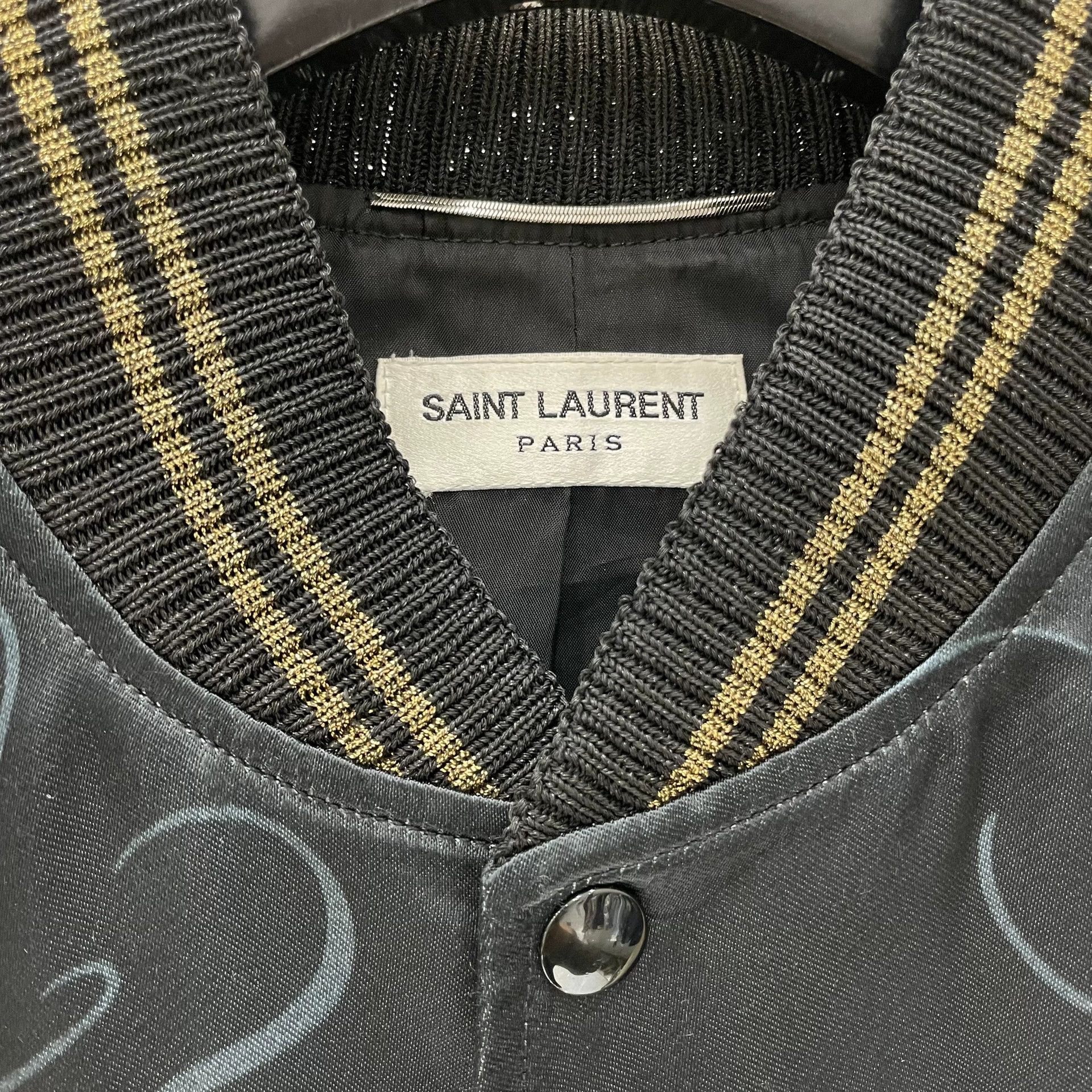 Saint Laurent Paris Saint Laurent Paris Tiger Eagle Silk Jacket Size US M / EU 48-50 / 2 - 3 Thumbnail
