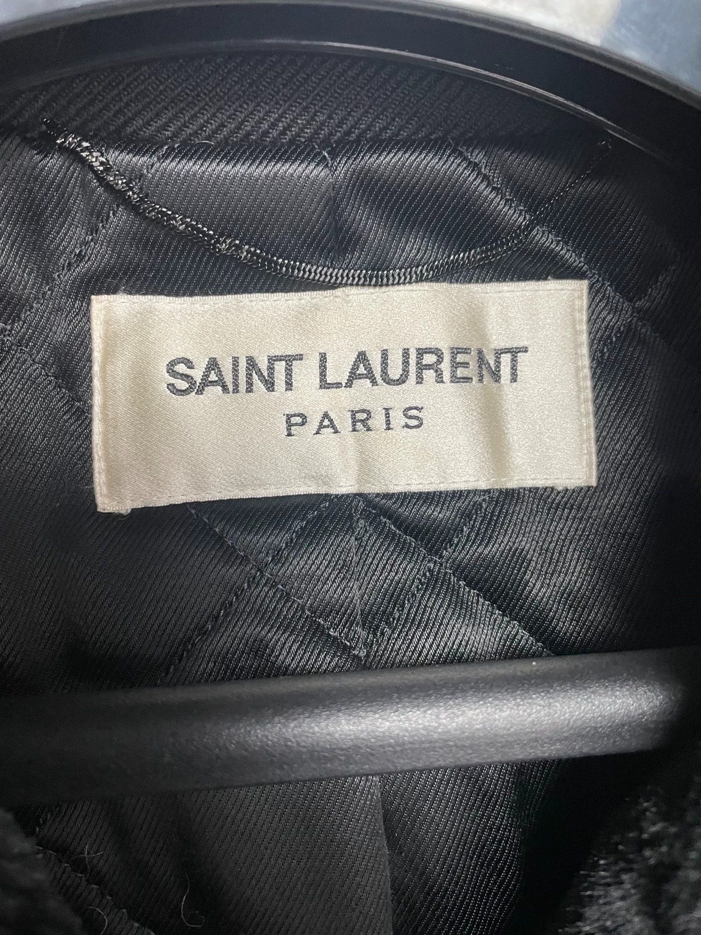 Saint Laurent Paris Saint Laurent Paris Show off black wool coat Size US M / EU 48-50 / 2 - 4 Thumbnail