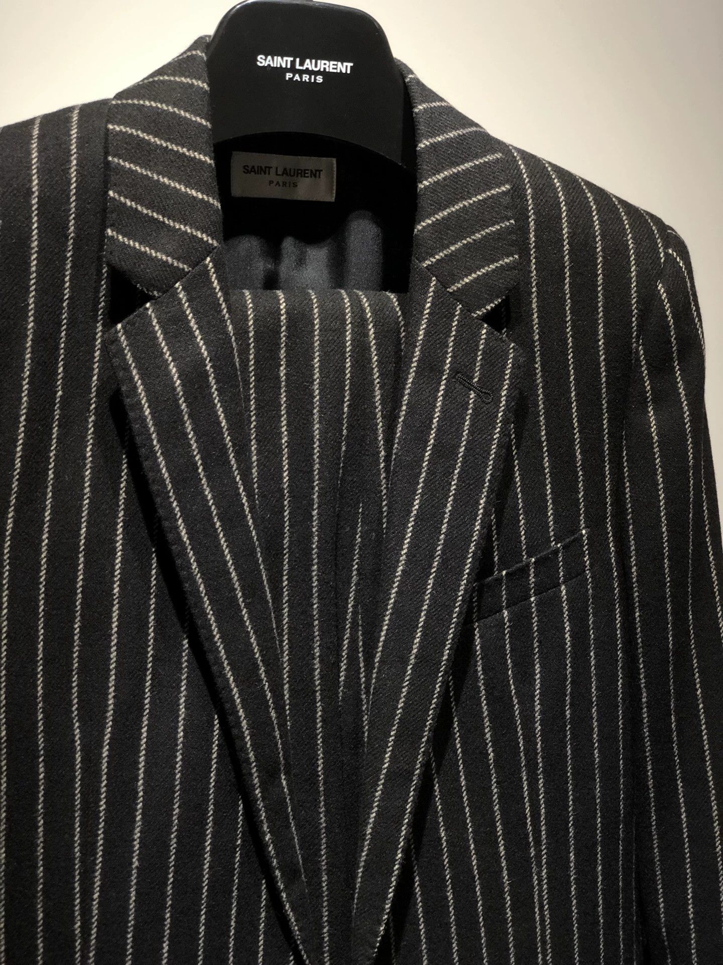 Saint Laurent Paris Saint Laurent Paris Striped suit jacket Size US M / EU 48-50 / 2 - 3 Thumbnail