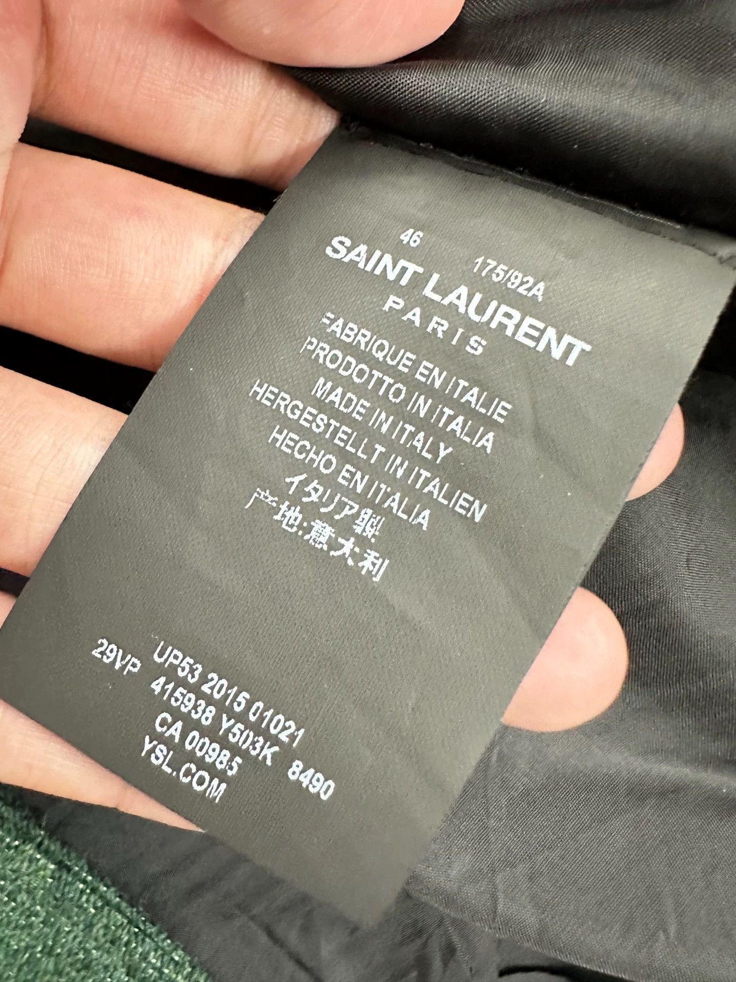 Saint Laurent Paris Saint Laurent Paris Tyrannosaurus rex jacket Size US M / EU 48-50 / 2 - 4 Thumbnail