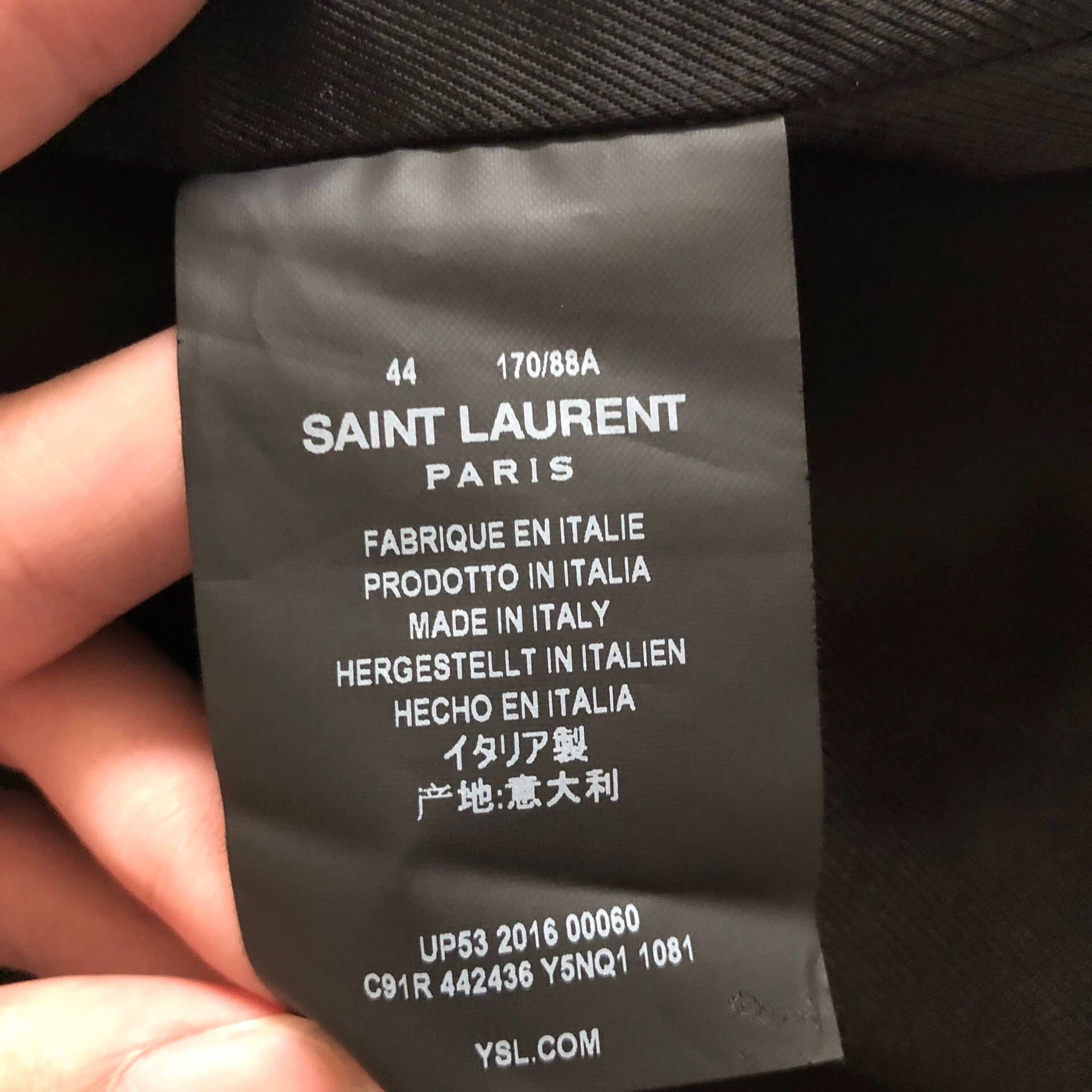 Saint Laurent Paris Saint Laurent Paris 16fw rivet fireworks leather jacket Size US S / EU 44-46 / 1 - 7 Thumbnail