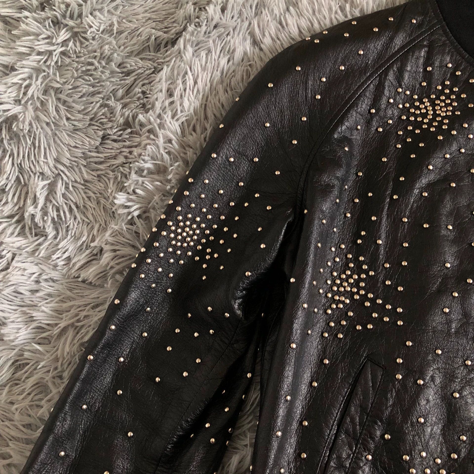 Saint Laurent Paris Saint Laurent Paris 16fw rivet fireworks leather jacket Size US S / EU 44-46 / 1 - 4 Thumbnail