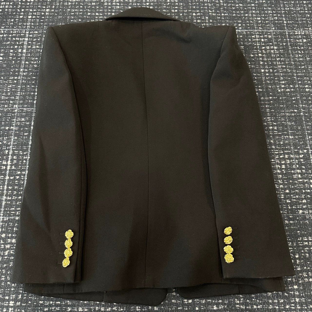 Saint Laurent Paris Saint Laurent Paris Black metal buckle jacket Size US XXS / EU 40 - 5 Thumbnail